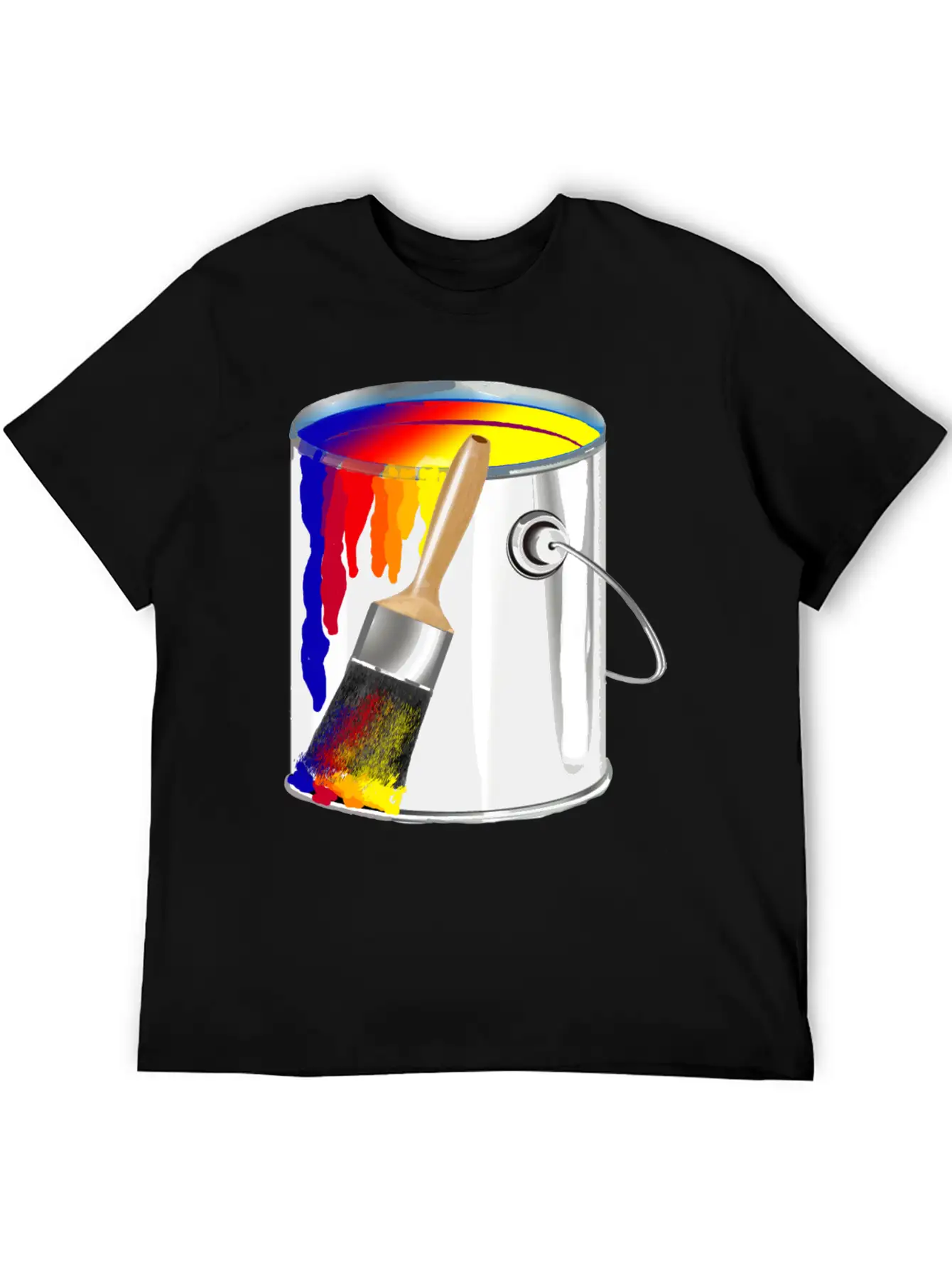 Paint Bucket Basic Graphic T-Shirt – Daily Comfort In Soft Cotton