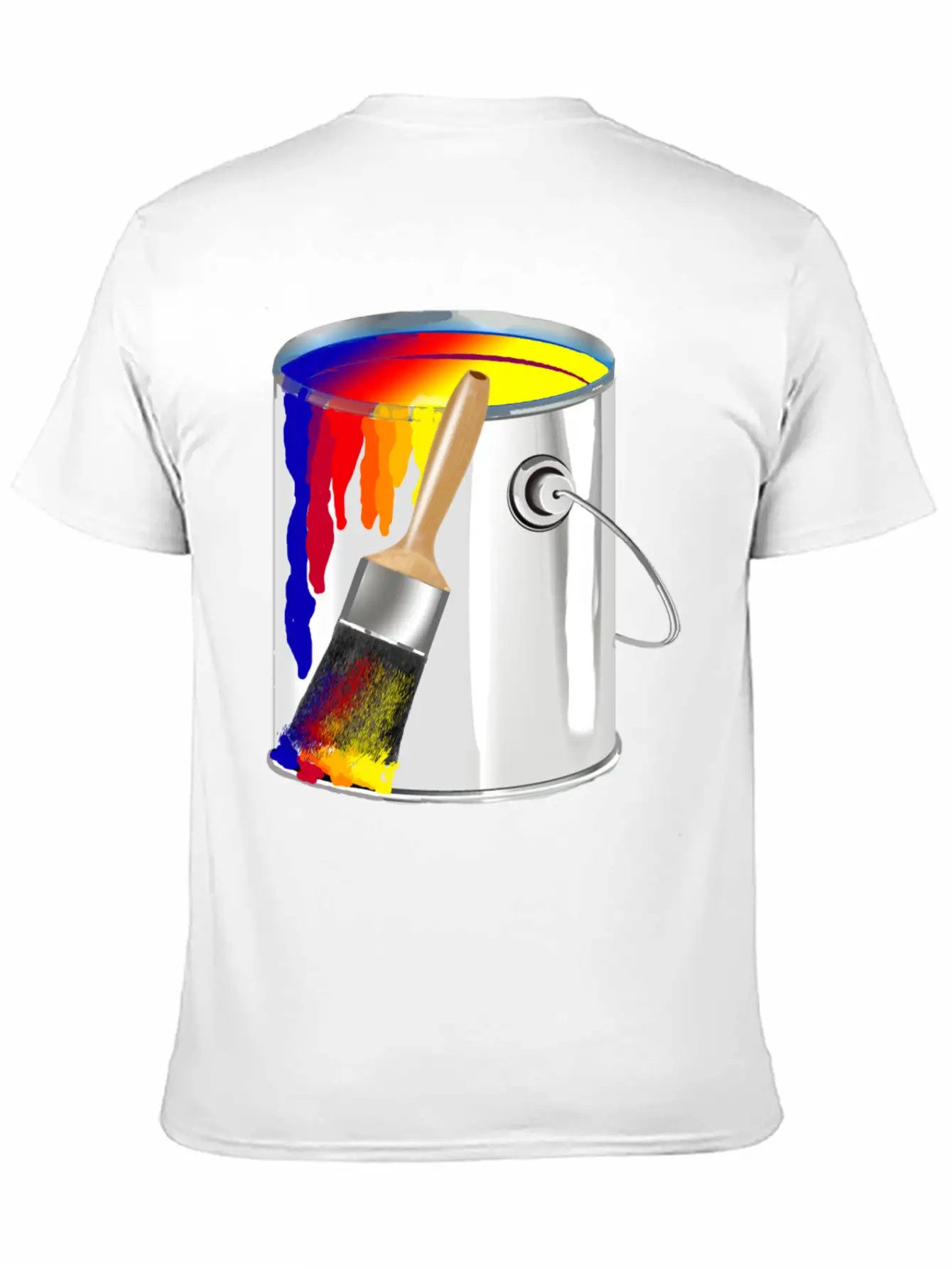 Paint Bucket Basic Graphic T-Shirt – Daily Comfort In Soft Cotton
