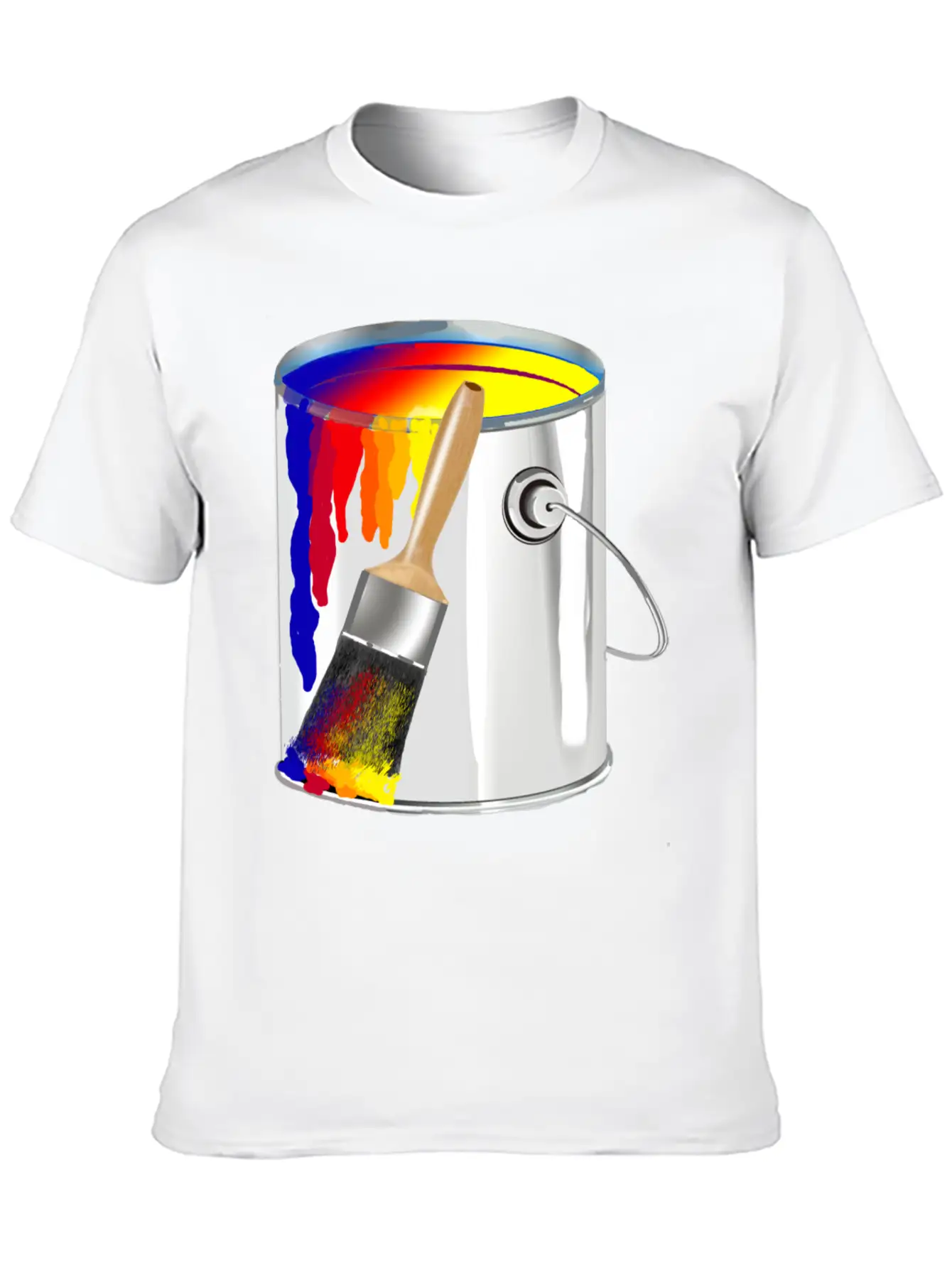 Paint Bucket Basic Graphic T-Shirt – Daily Comfort In Soft Cotton