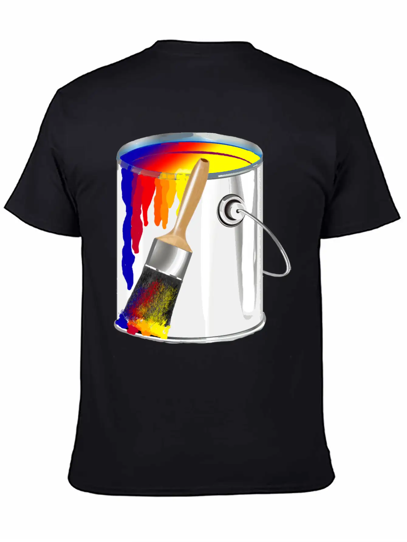 Paint Bucket Basic Graphic T-Shirt – Daily Comfort In Soft Cotton
