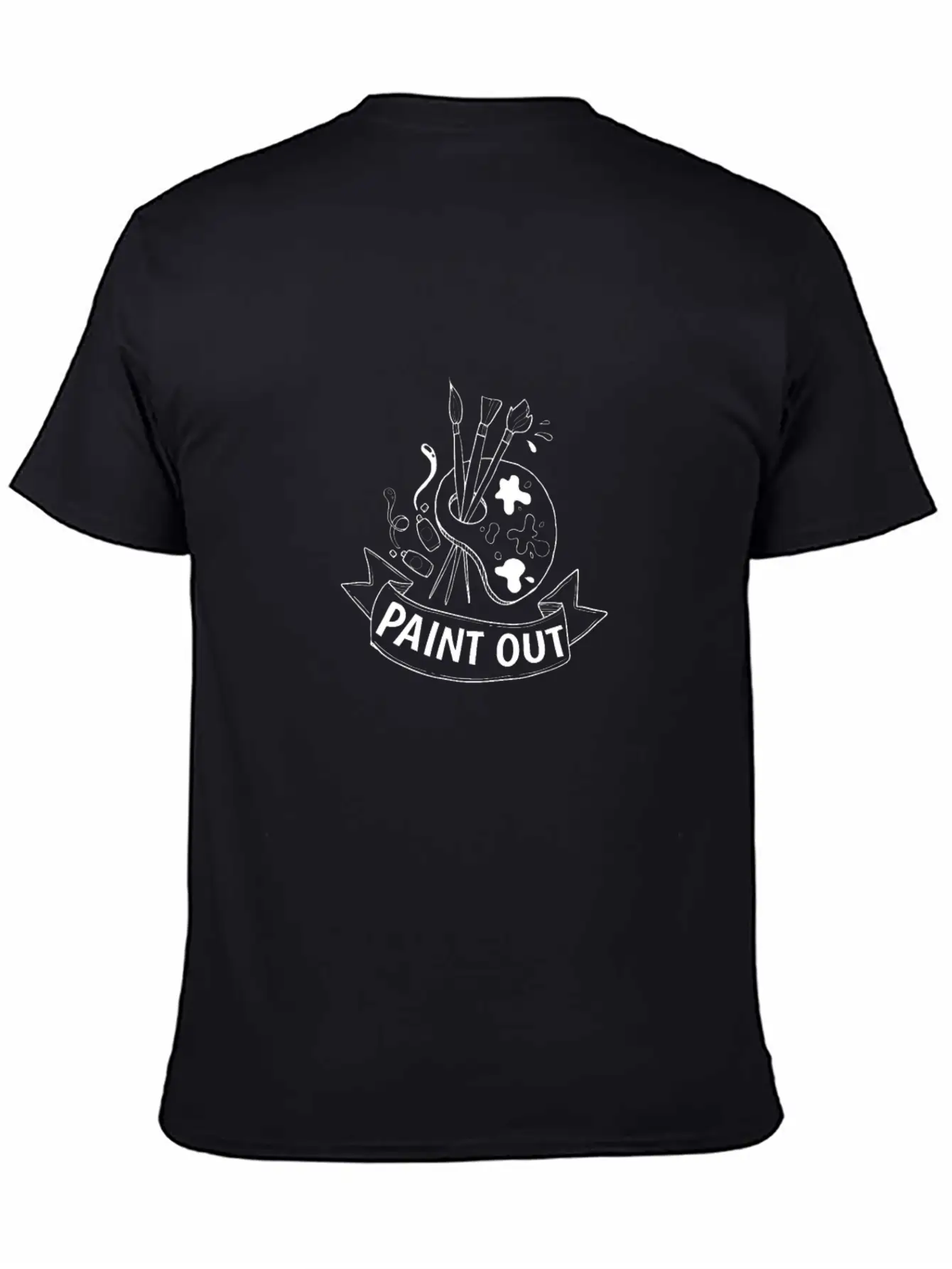 Paint Out The Imagination Unisex Casual T-Shirt – Clean Design For Daily Comfort