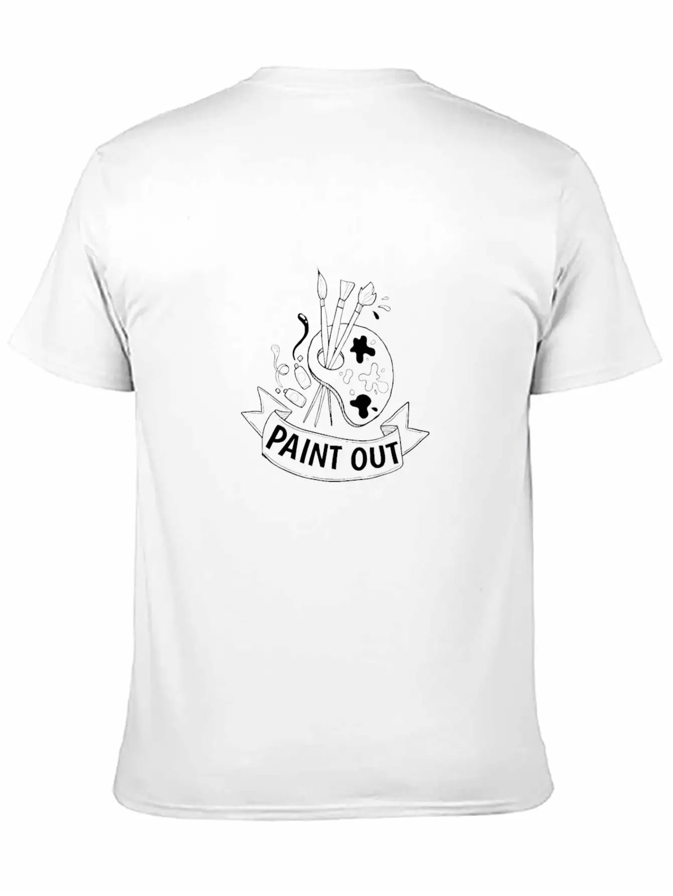 Paint Out The Imagination Unisex Casual T-Shirt – Clean Design For Daily Comfort