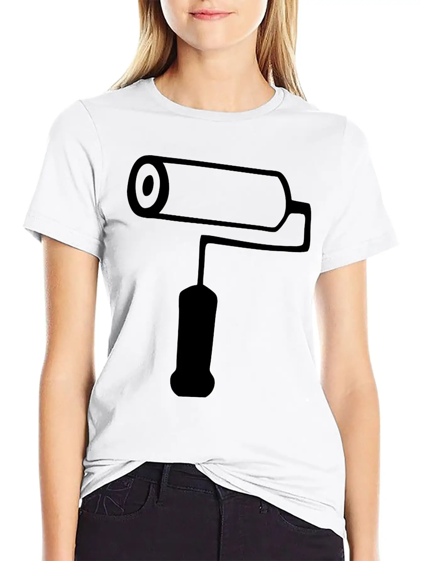 Paint Roller Classic Fit Graphic Tee For Daily Comfort – Unisex Cotton Shirt