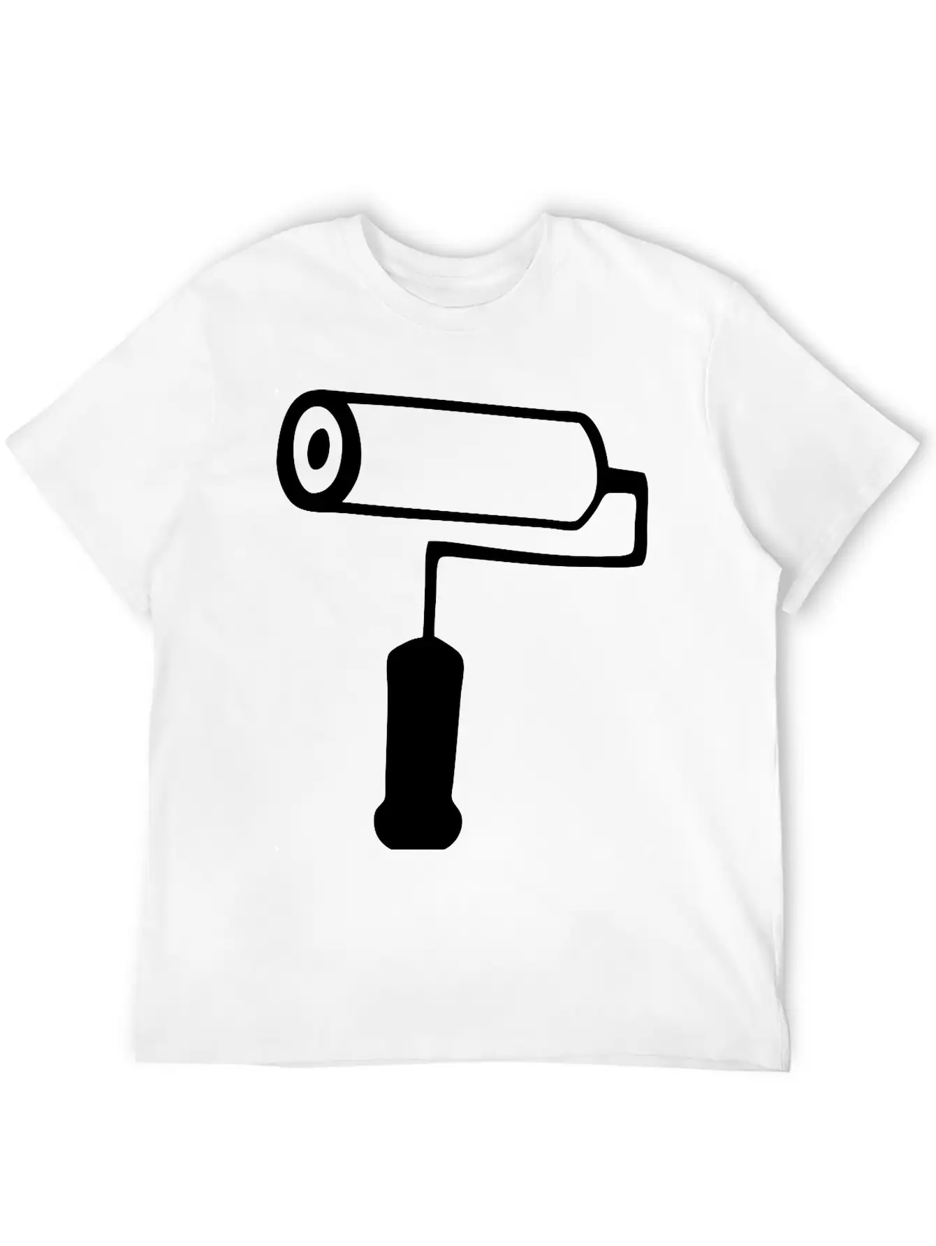 Paint Roller Classic Fit Graphic Tee For Daily Comfort – Unisex Cotton Shirt