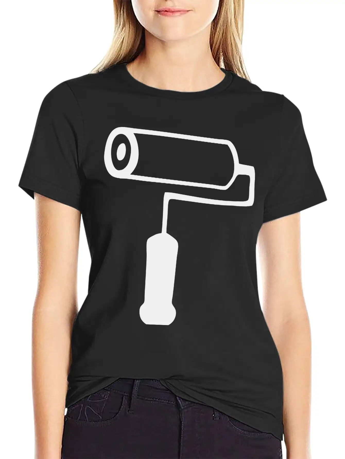 Paint Roller Classic Fit Graphic Tee For Daily Comfort – Unisex Cotton Shirt