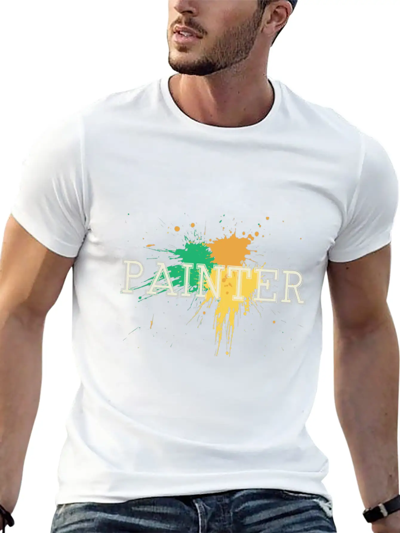 Painter Gift | Art Drawing Painting Artists Hobby Basic Graphic T-Shirt – Daily Comfort In Soft Cotton