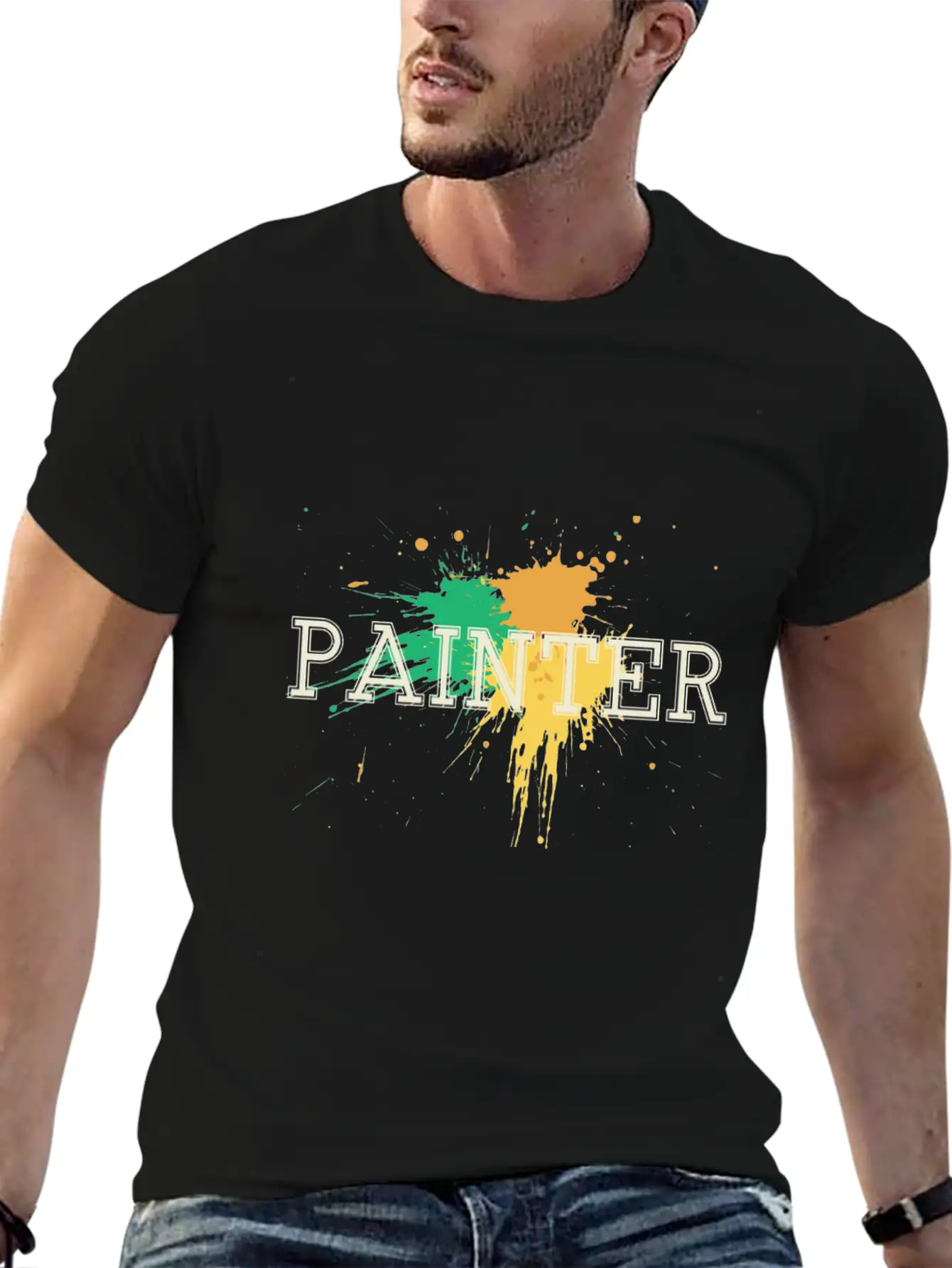 Painter Gift | Art Drawing Painting Artists Hobby Basic Graphic T-Shirt – Daily Comfort In Soft Cotton