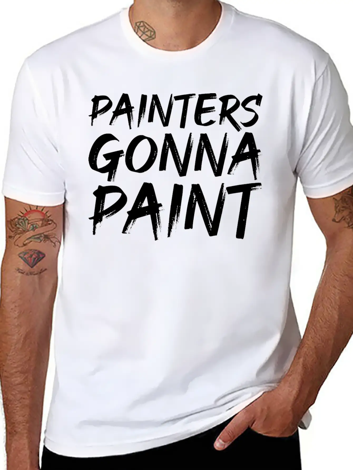 Painters Gonna Paint Soft Cotton Short Sleeve Tee – Unisex Wardrobe Staple