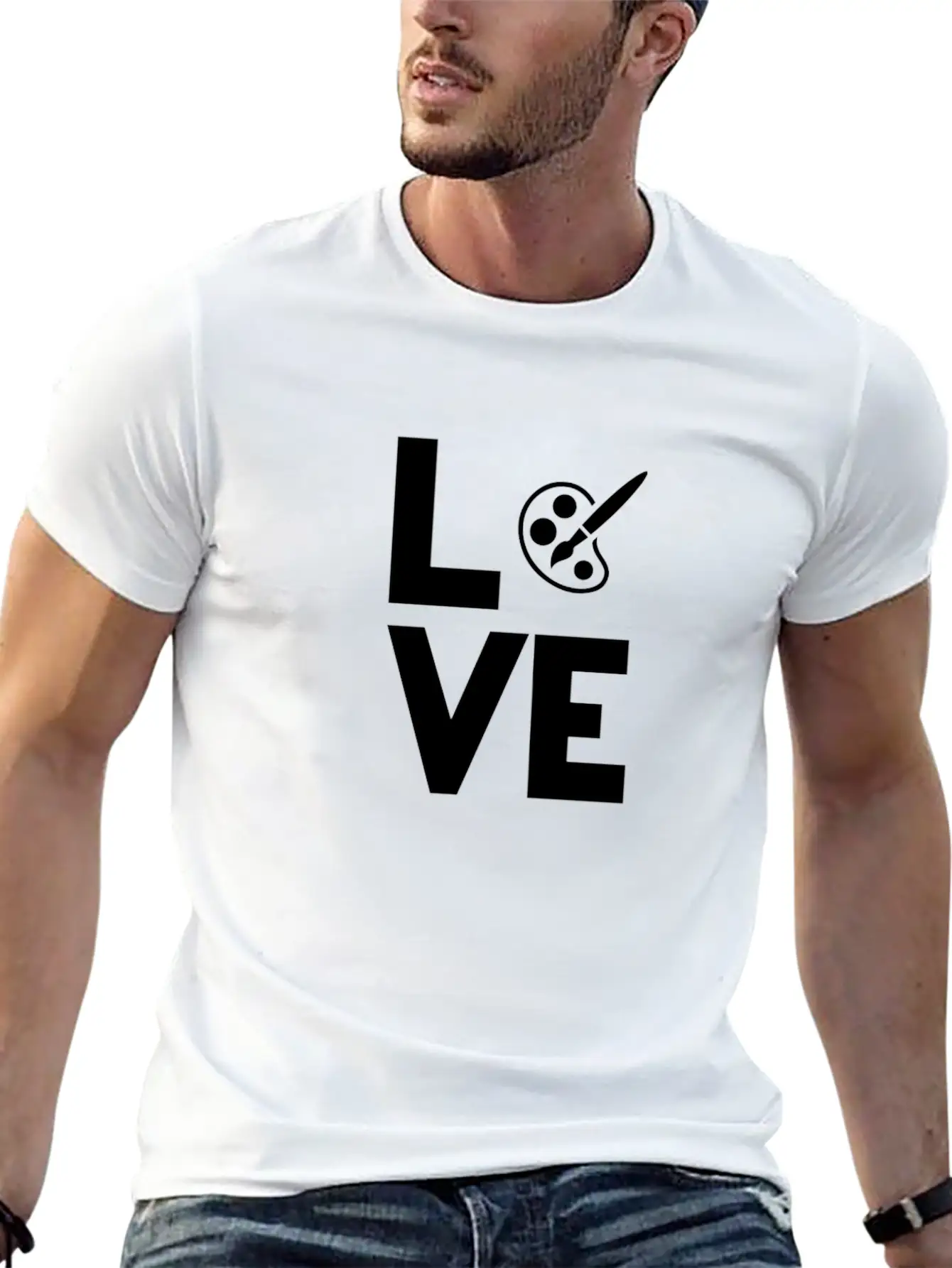 Painting Artist Oil Acryl Love Funny T-Shirt Unisex Casual T-Shirt – Clean Design For Daily Comfort