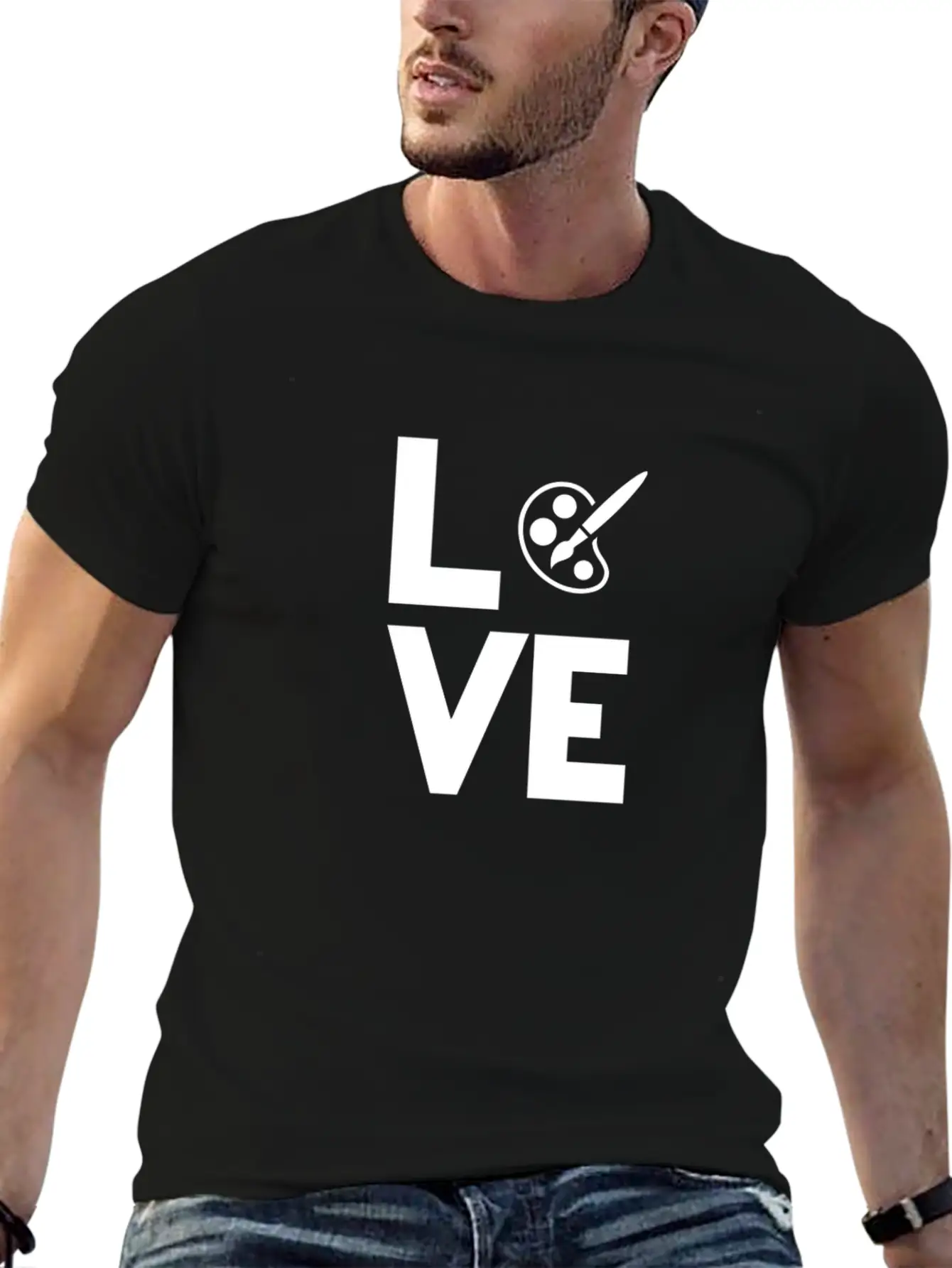Painting Artist Oil Acryl Love Funny T-Shirt Unisex Casual T-Shirt – Clean Design For Daily Comfort