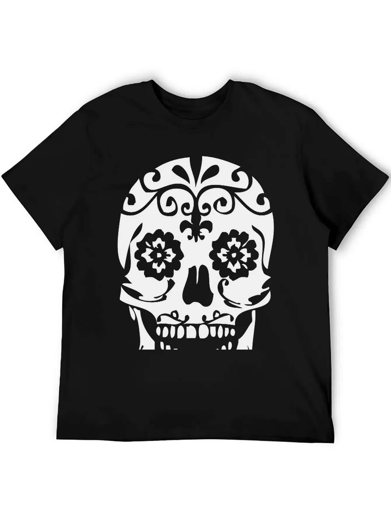 Paisley Skull Relaxed Everyday Tee – Lightweight And Durable Cotton