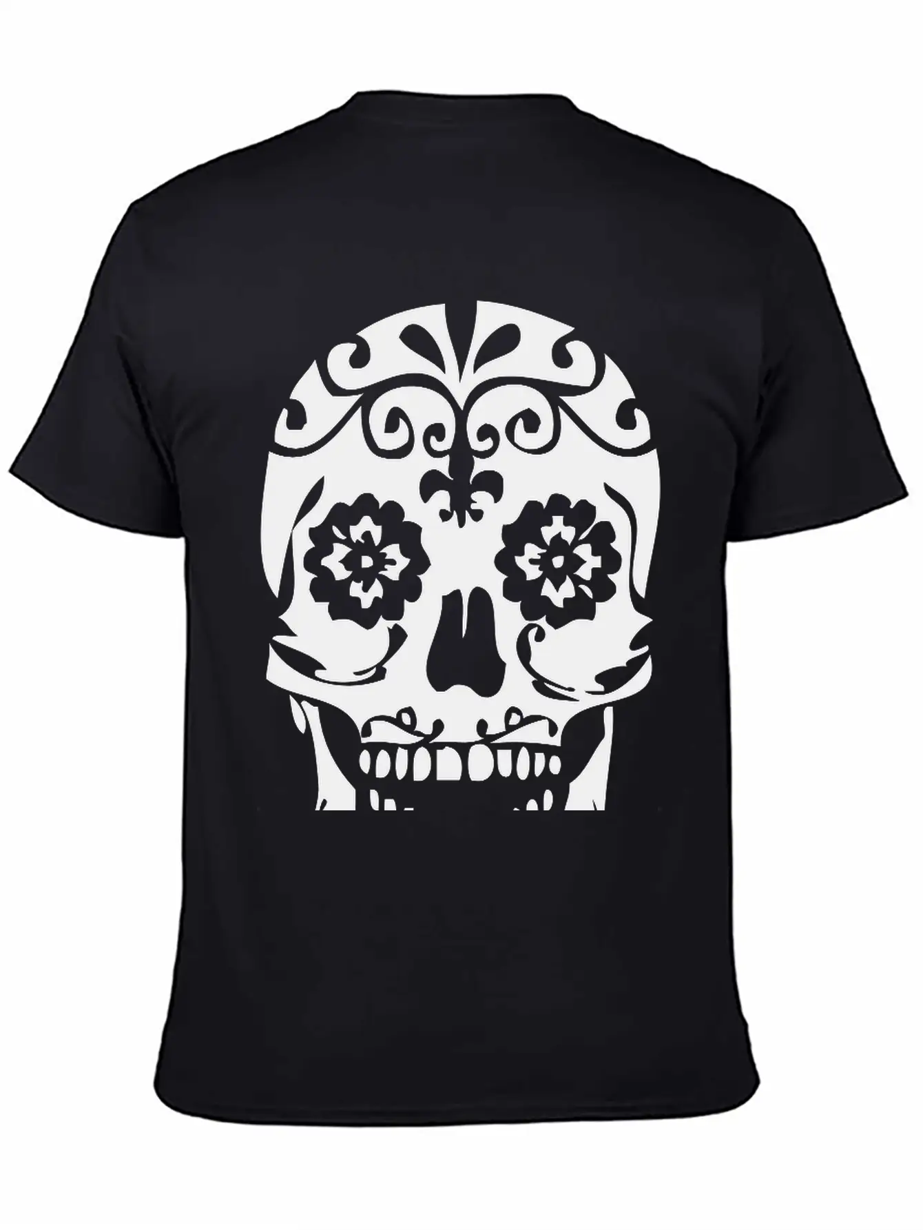 Paisley Skull Relaxed Everyday Tee – Lightweight And Durable Cotton