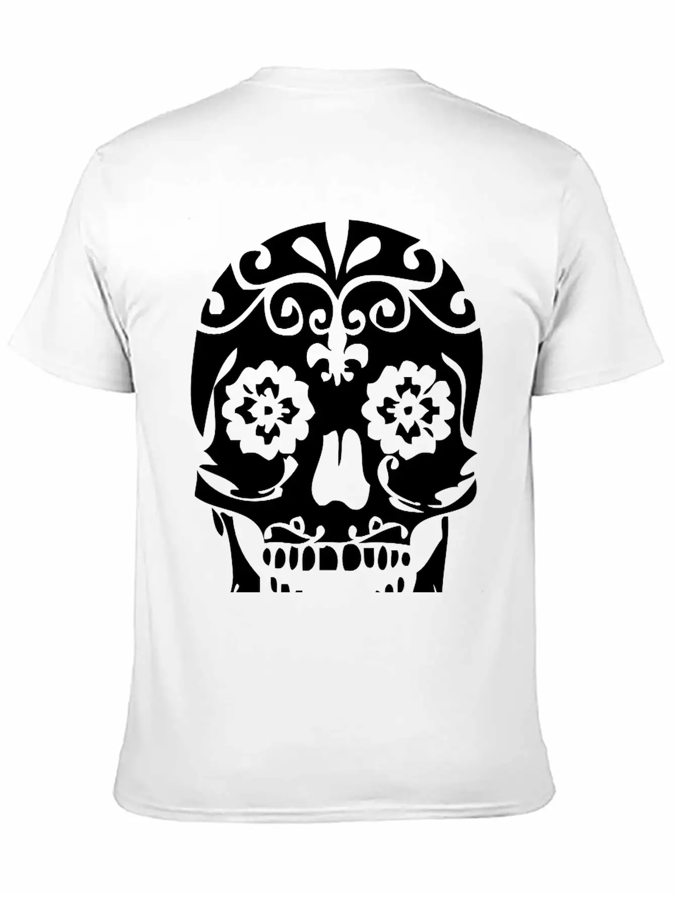 Paisley Skull Relaxed Everyday Tee – Lightweight And Durable Cotton