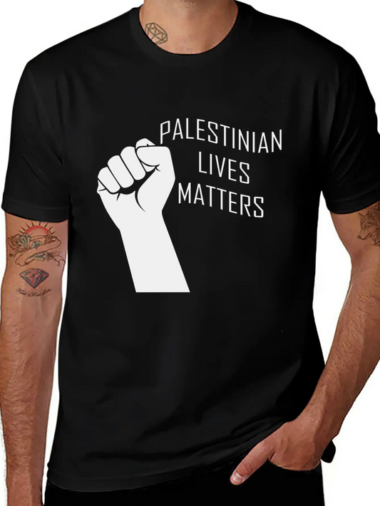 PALESTINIAN LIVES MATTERS Essential Cotton Tee For Daily Outfits – Unisex Style