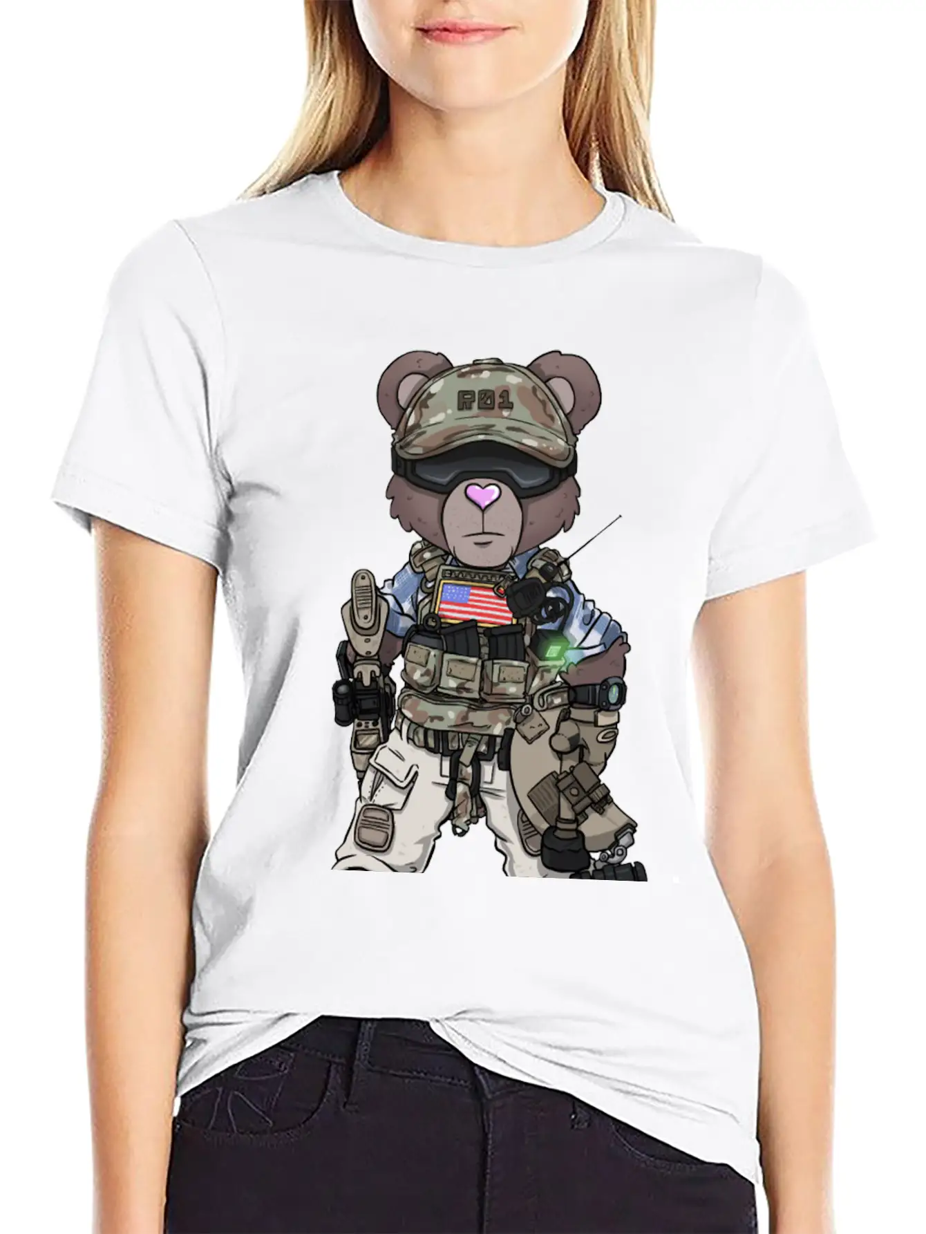 Panda Bear KABLE Unisex Casual T-Shirt – Clean Design For Daily Comfort