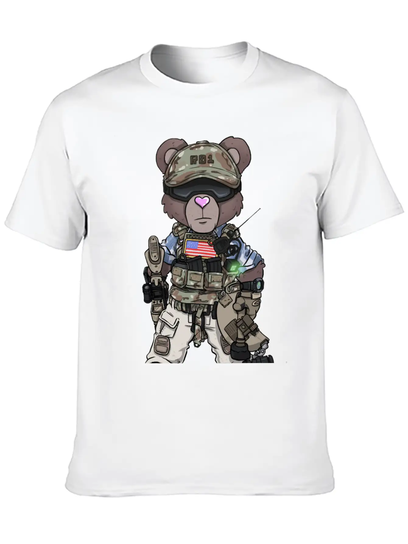 Panda Bear KABLE Unisex Casual T-Shirt – Clean Design For Daily Comfort