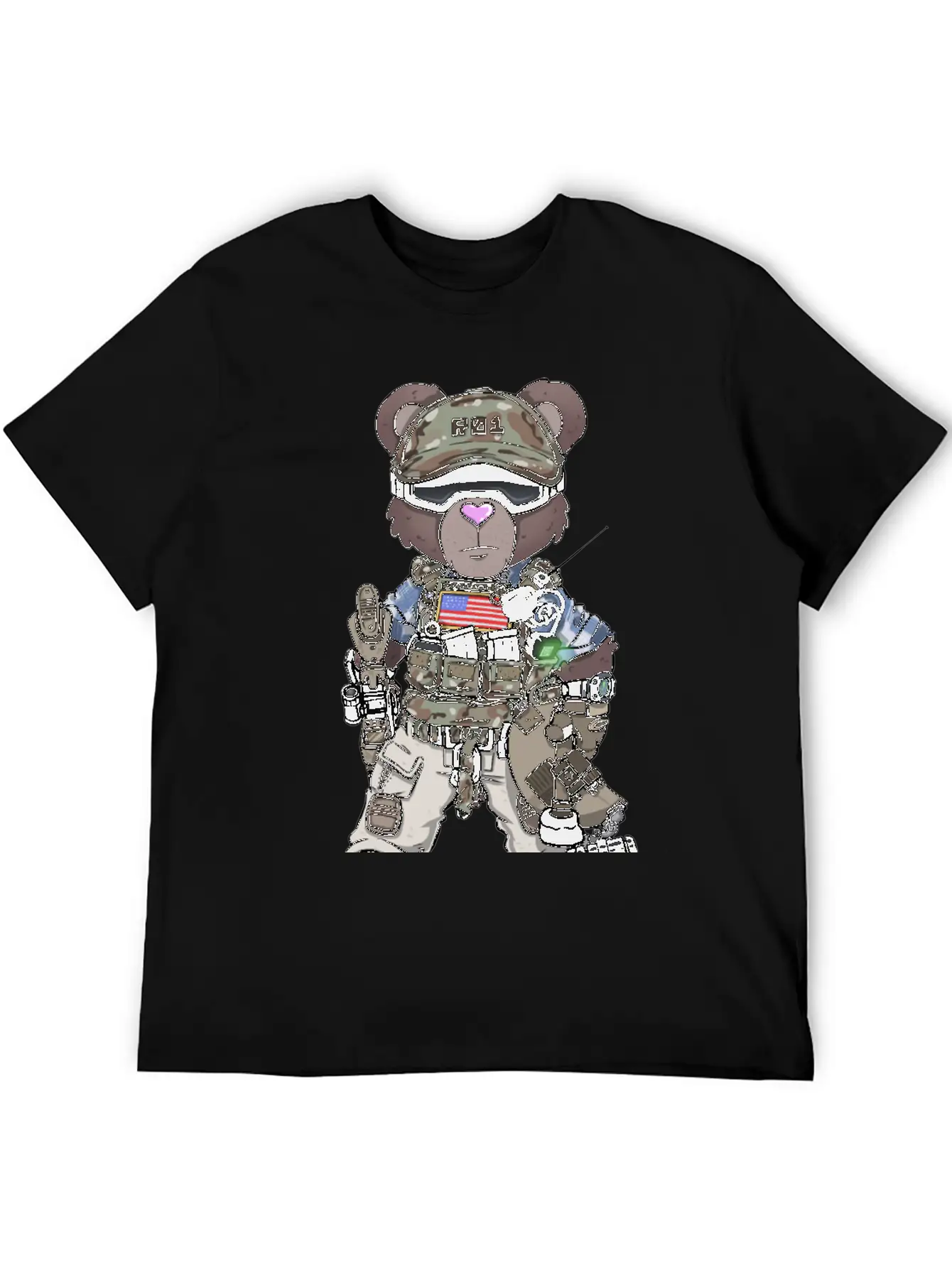 Panda Bear KABLE Unisex Casual T-Shirt – Clean Design For Daily Comfort