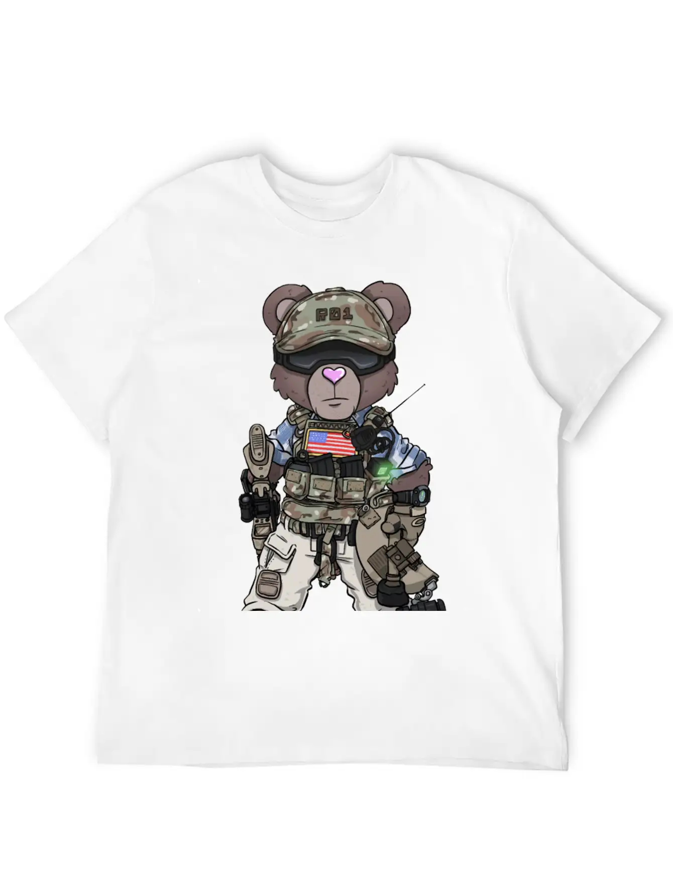 Panda Bear KABLE Unisex Casual T-Shirt – Clean Design For Daily Comfort