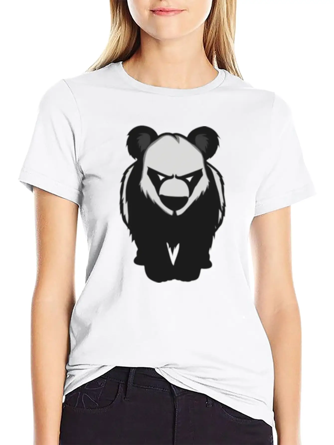 Panda Panda Panda Modern Fit Casual T-Shirt – Clean And Versatile Design