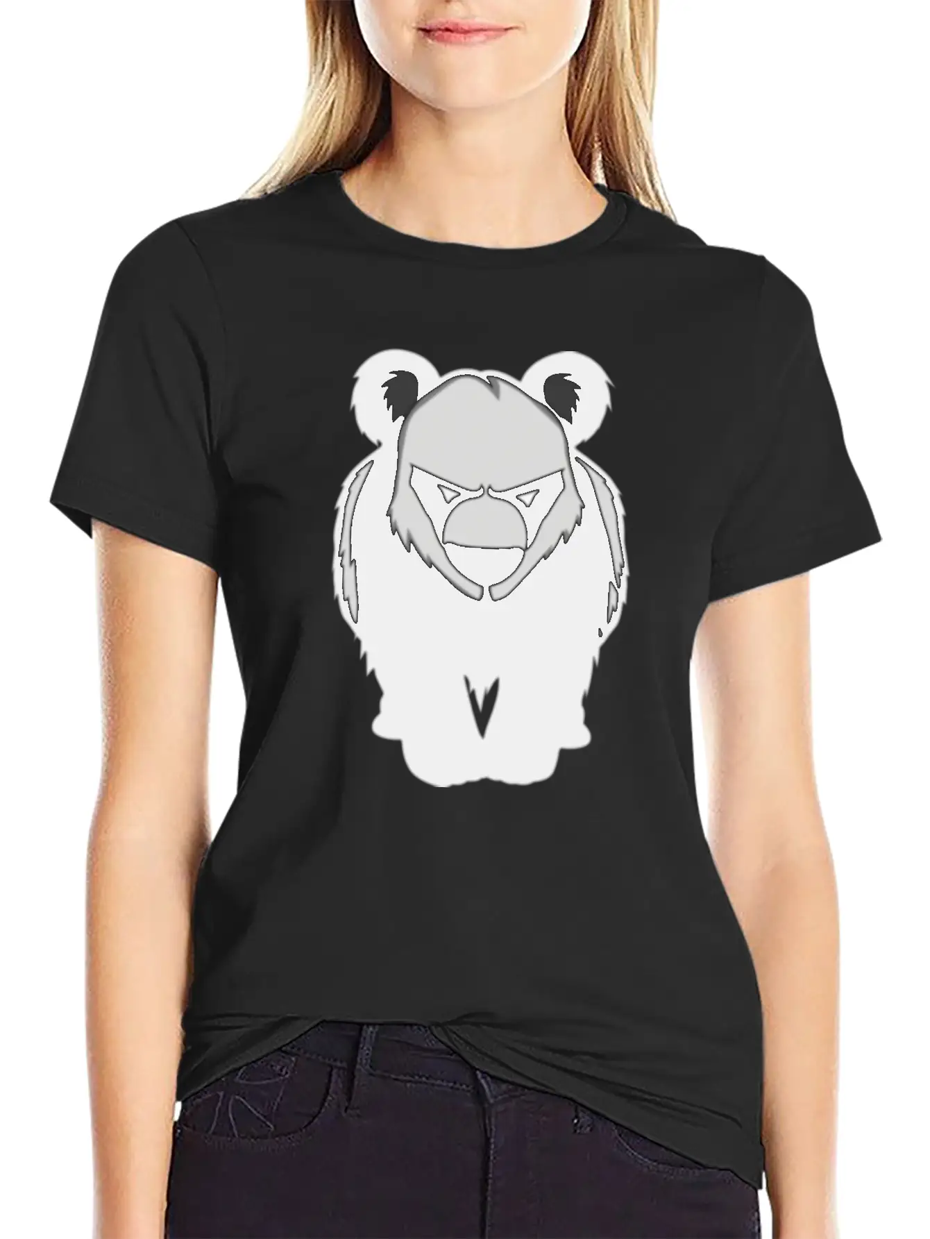Panda Panda Panda Modern Fit Casual T-Shirt – Clean And Versatile Design