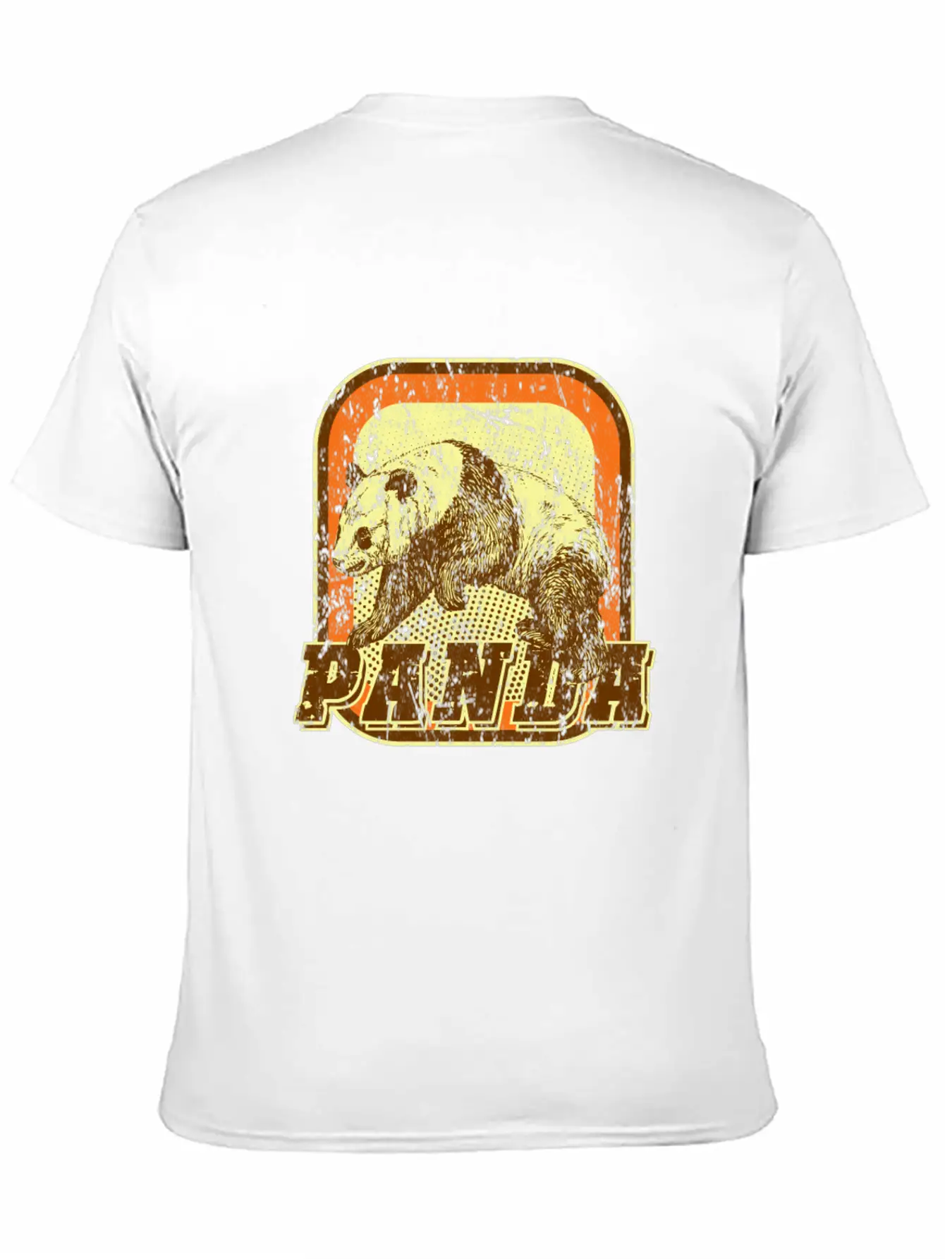 Panda Retro Classic Fit Graphic Tee For Daily Comfort – Unisex Cotton Shirt