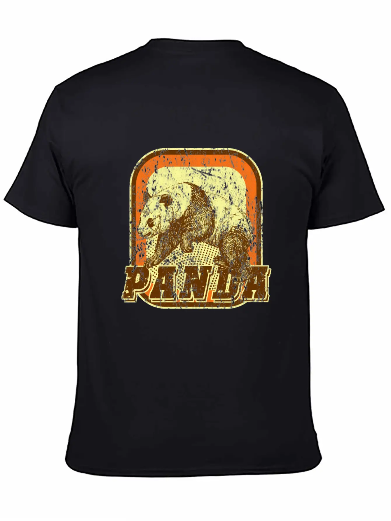 Panda Retro Classic Fit Graphic Tee For Daily Comfort – Unisex Cotton Shirt