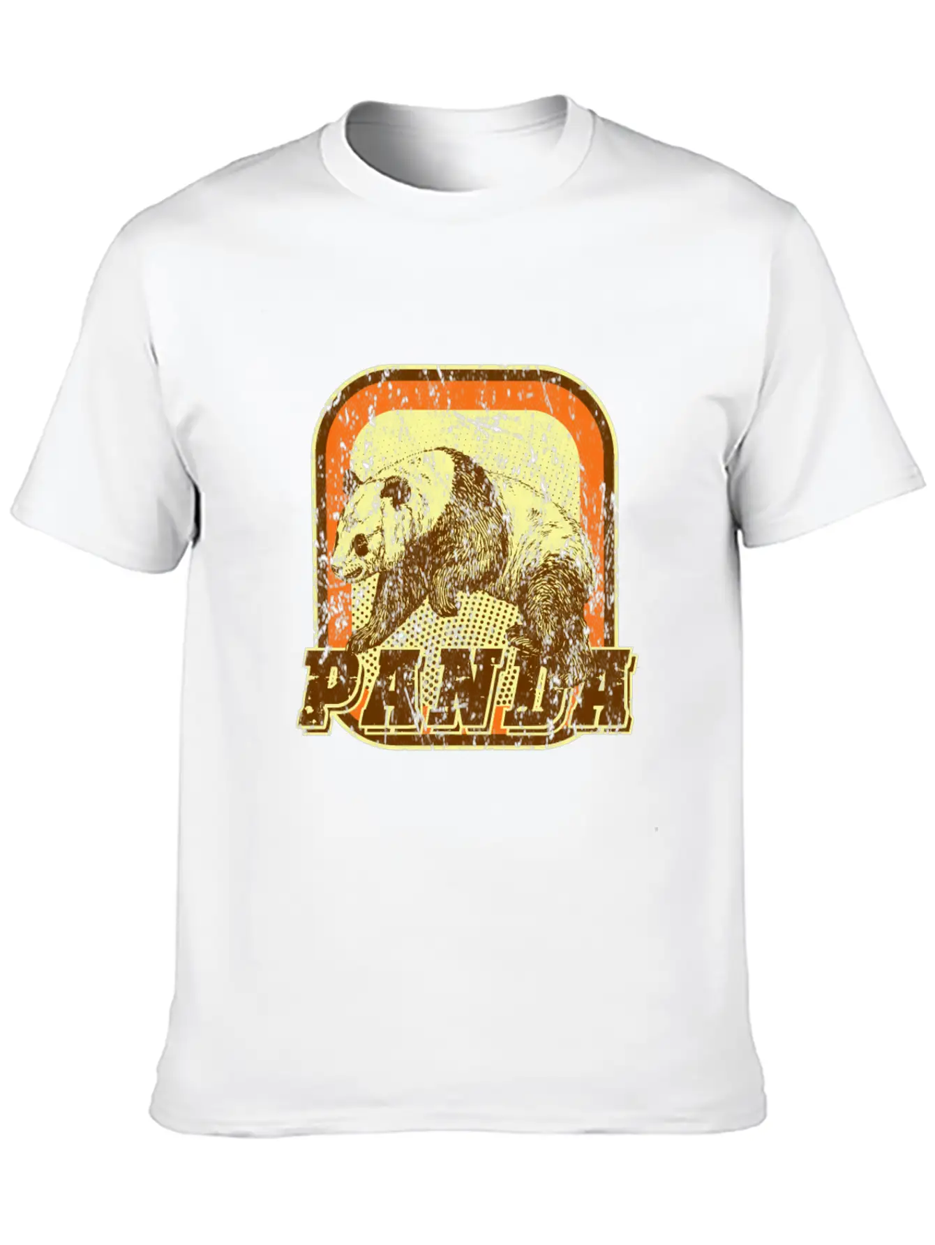 Panda Retro Classic Fit Graphic Tee For Daily Comfort – Unisex Cotton Shirt