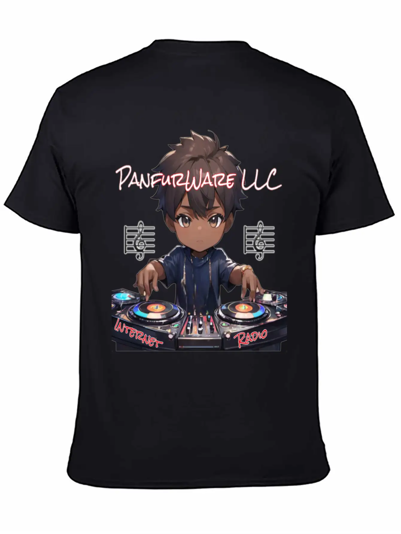 PanfurWare LLC Internet Radio Modern Fit Casual T-Shirt ��� Clean And Versatile Design