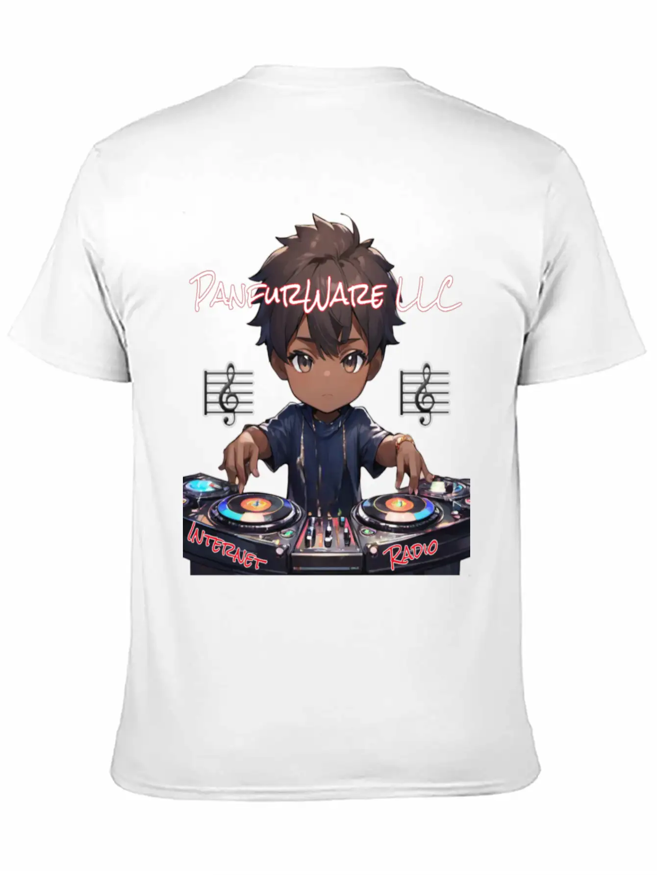 PanfurWare LLC Internet Radio Modern Fit Casual T-Shirt ��� Clean And Versatile Design