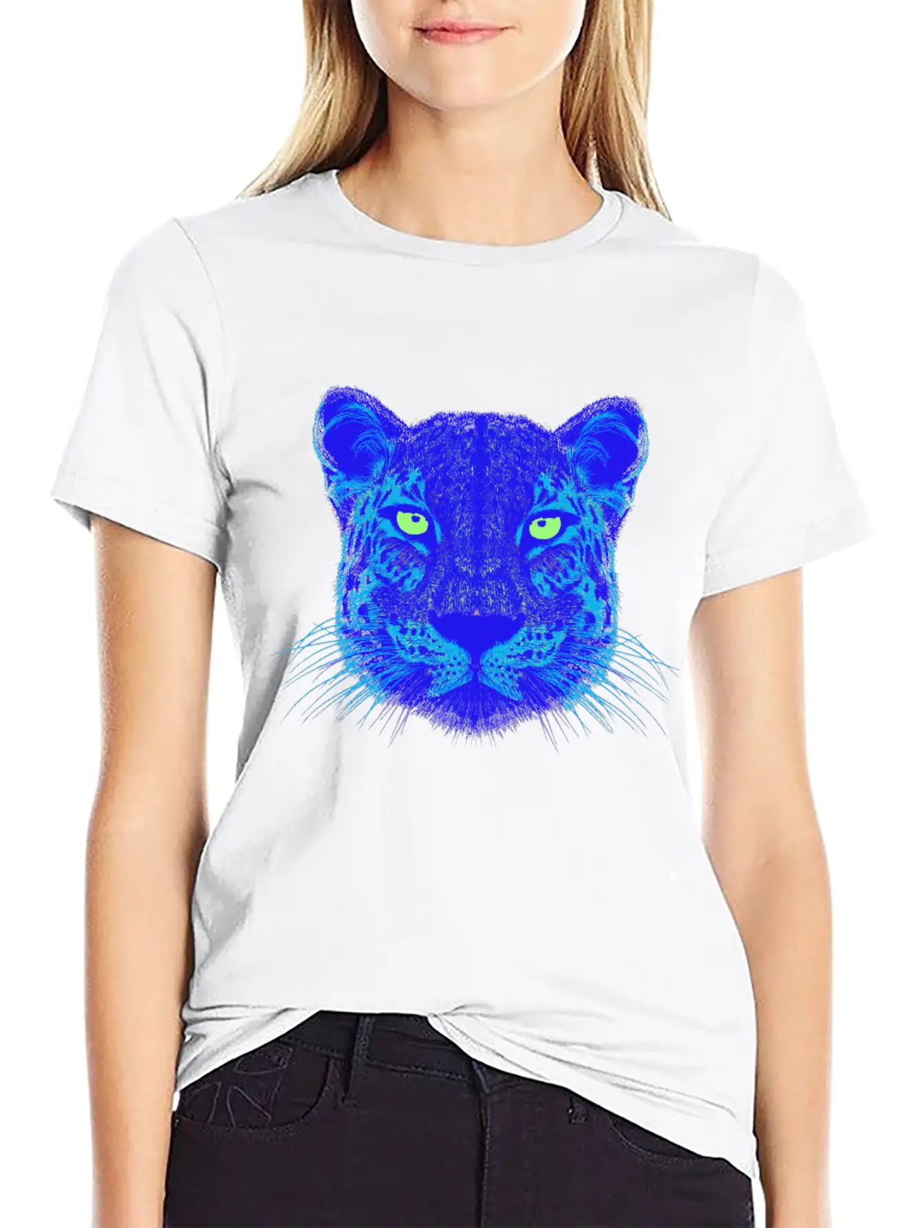 Panther EDM Lightweight Cotton T-Shirt – Daily Comfort Graphic Shirt