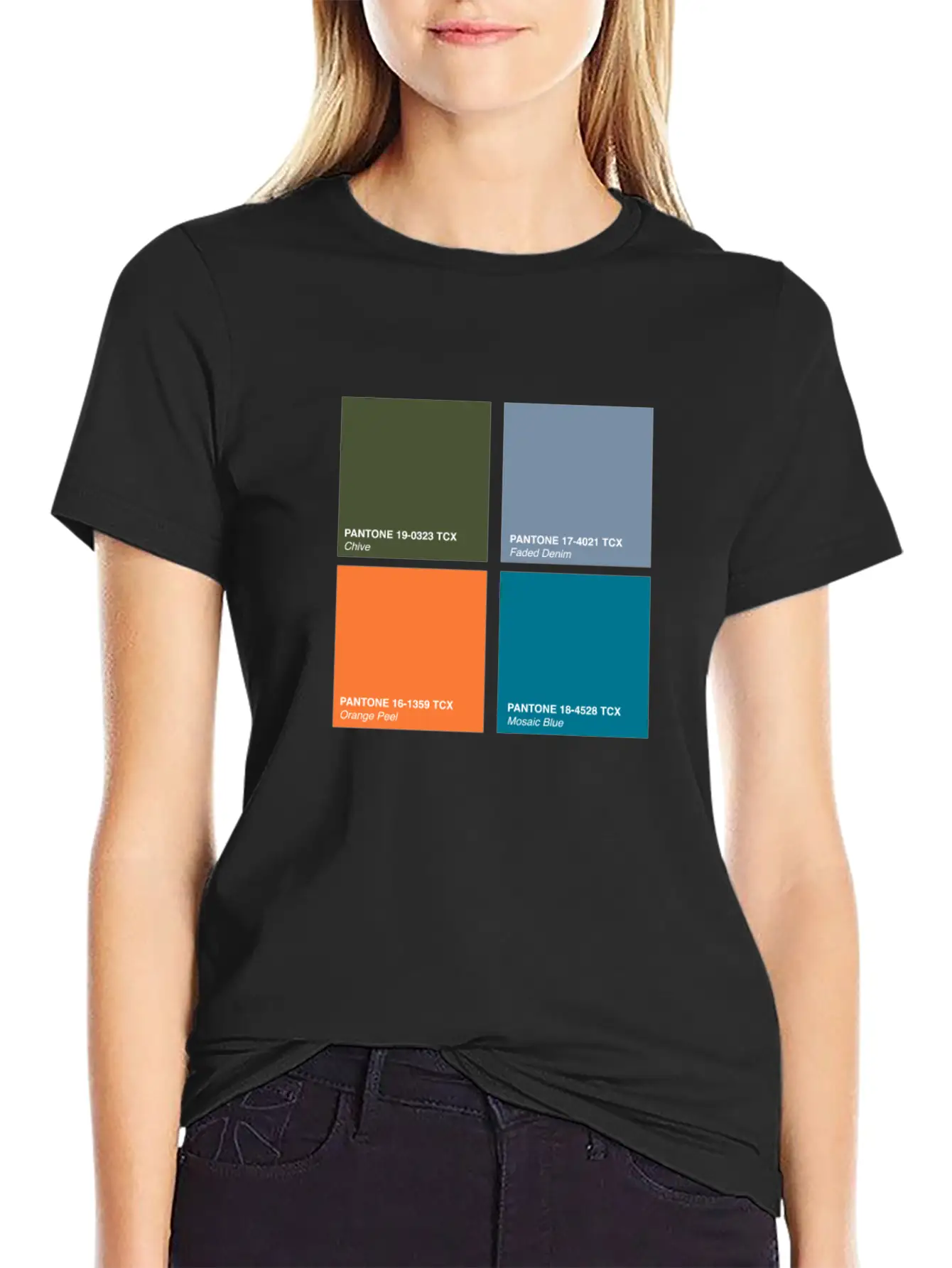 Pantone 2020 Color Palette Pt. 2 - Chive - Faded Lightweight Cotton T-Shirt – Daily Comfort Graphic Shirt