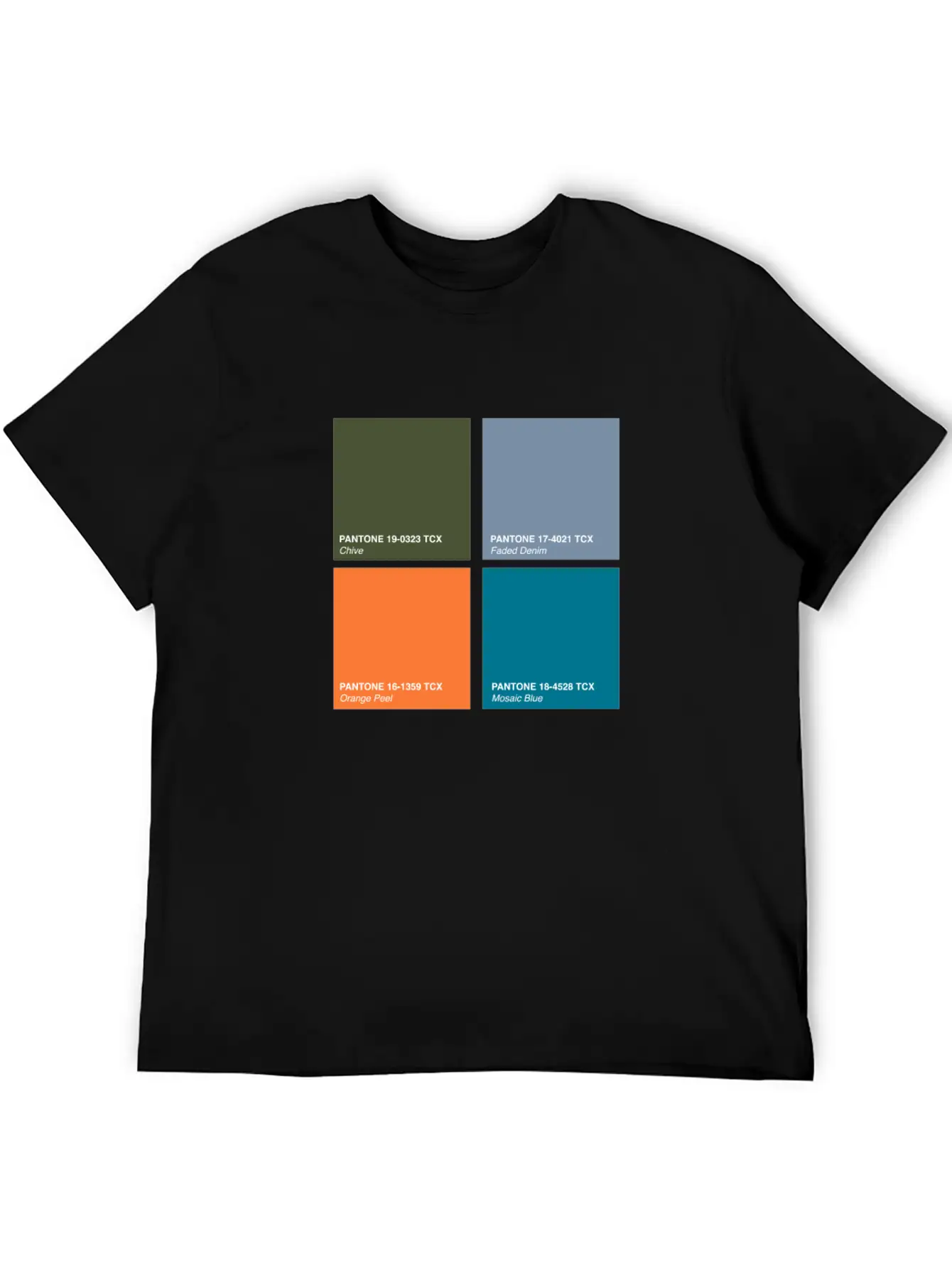 Pantone 2020 Color Palette Pt. 2 - Chive - Faded Lightweight Cotton T-Shirt – Daily Comfort Graphic Shirt