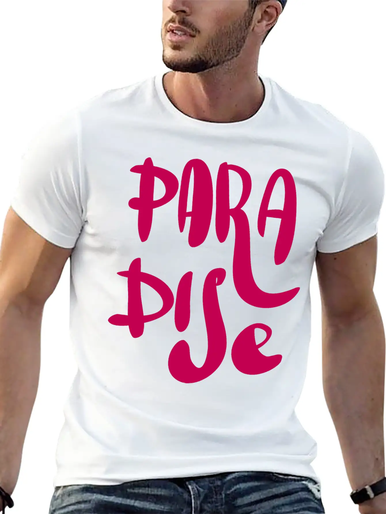 Paradise Lightweight Cotton T-Shirt – Daily Comfort Graphic Shirt