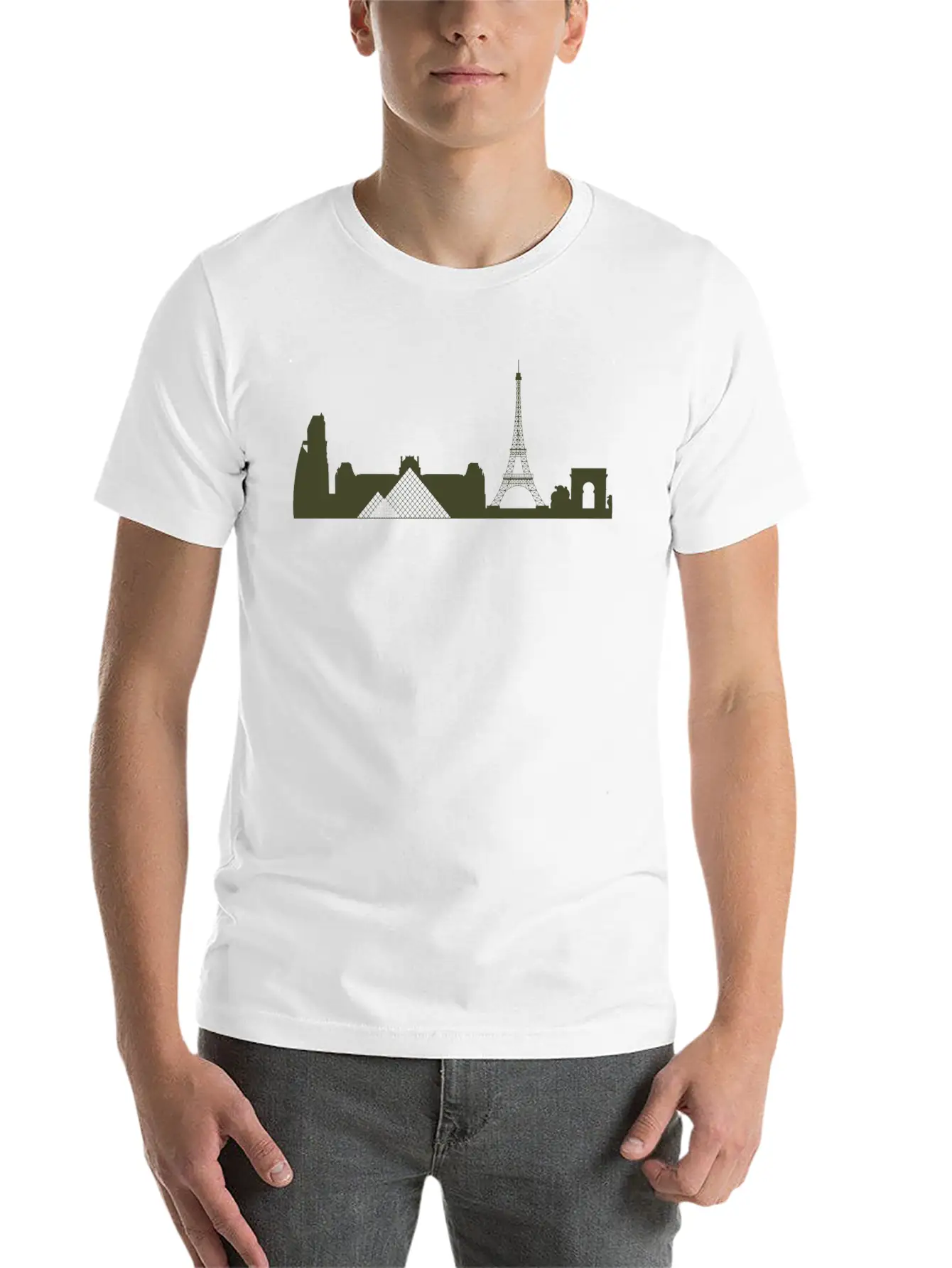 Paris, France Lightweight Cotton T-Shirt – Daily Comfort Graphic Shirt