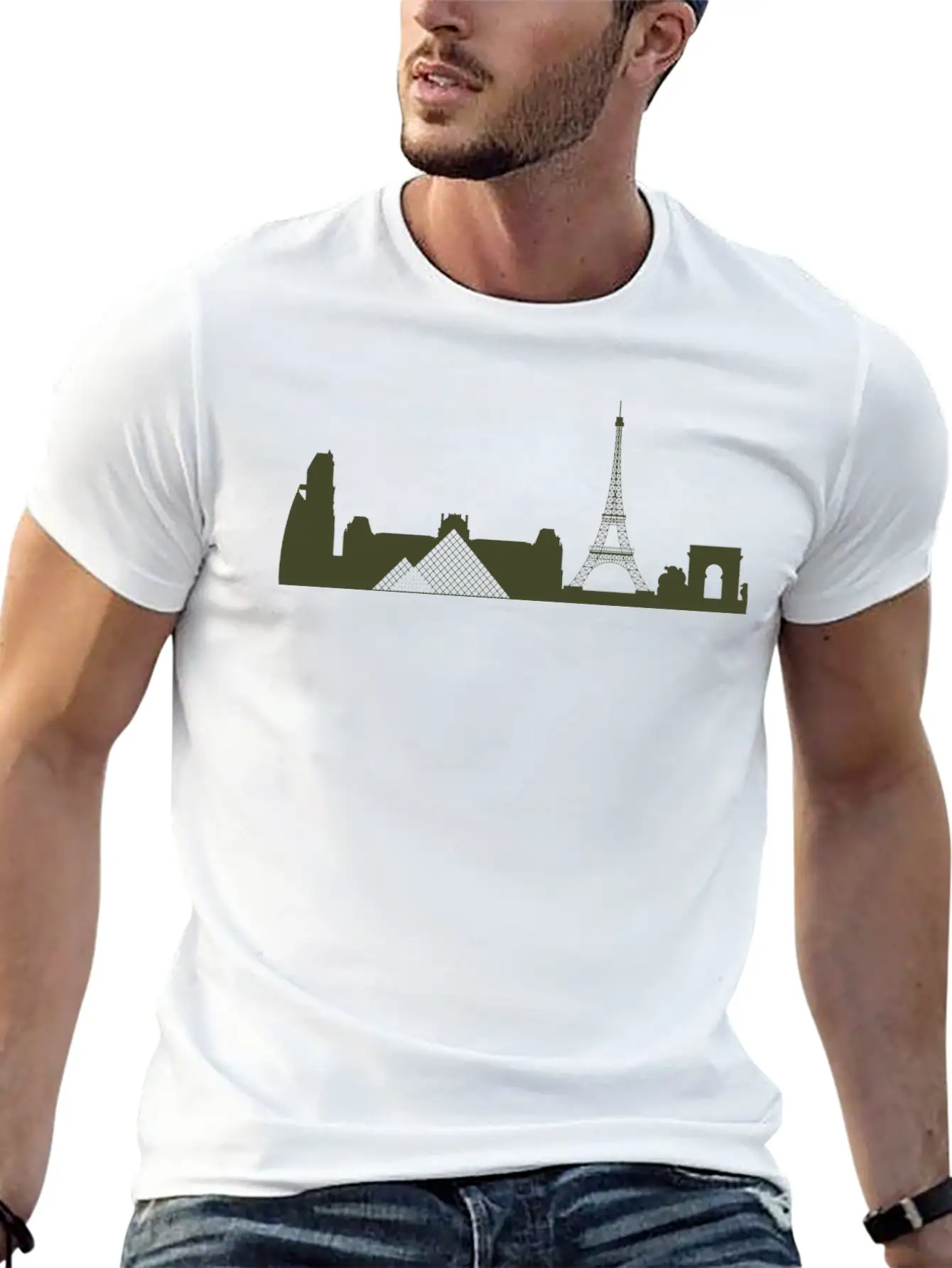 Paris, France Lightweight Cotton T-Shirt – Daily Comfort Graphic Shirt