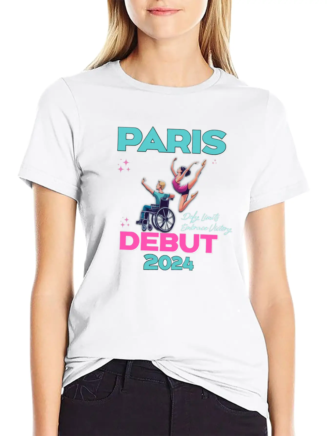 Paris Paralympic 2024 Essential Cotton Tee For Daily Outfits – Unisex Style