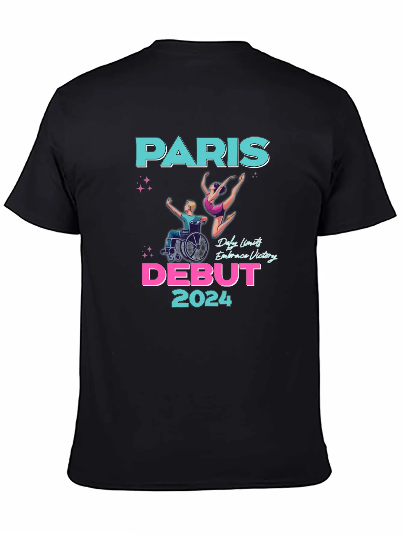 Paris Paralympic 2024 Essential Cotton Tee For Daily Outfits – Unisex Style