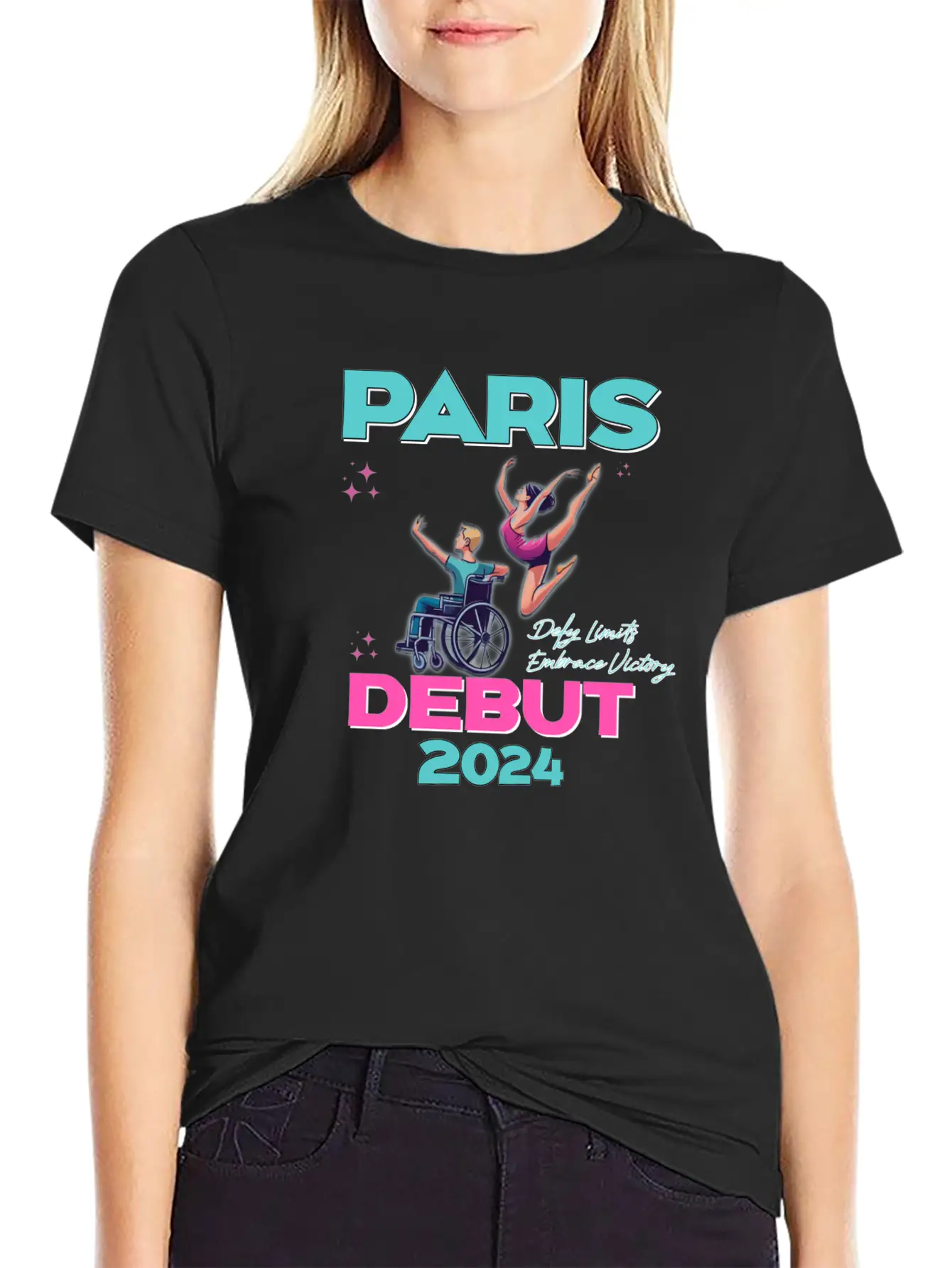 Paris Paralympic 2024 Essential Cotton Tee For Daily Outfits – Unisex Style