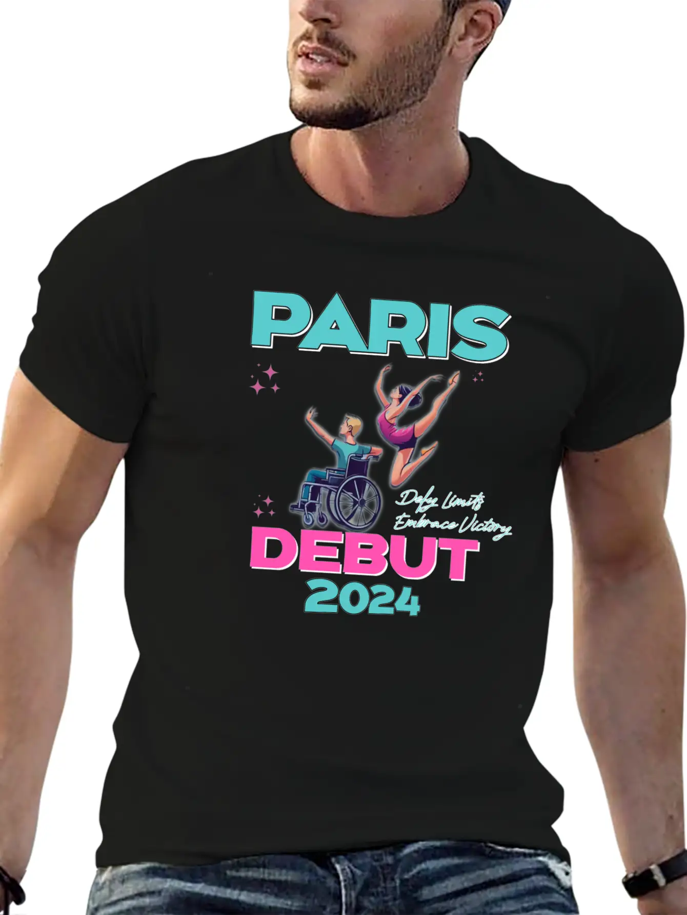 Paris Paralympic 2024 Essential Cotton Tee For Daily Outfits – Unisex Style