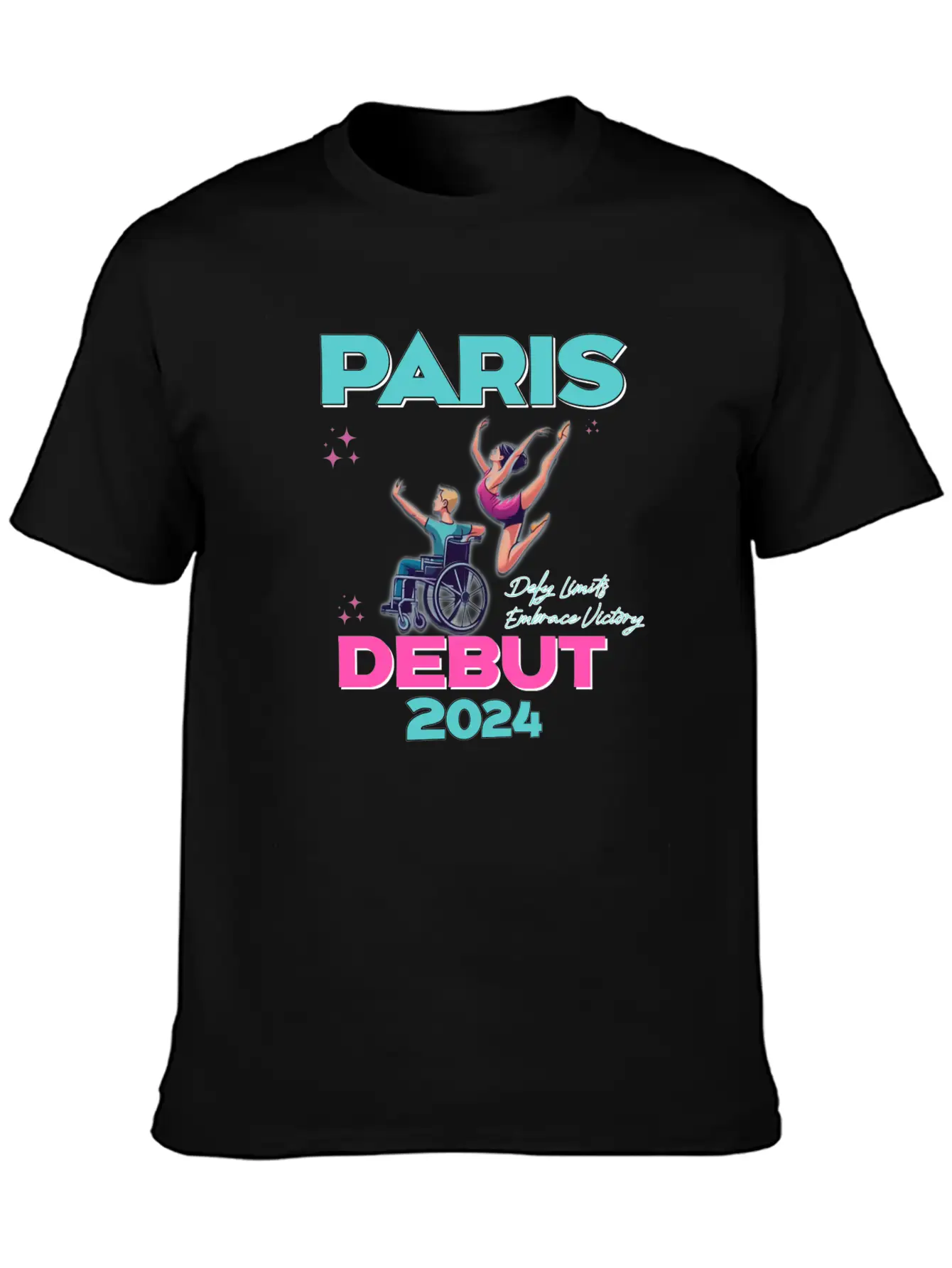 Paris Paralympic 2024 Essential Cotton Tee For Daily Outfits – Unisex Style