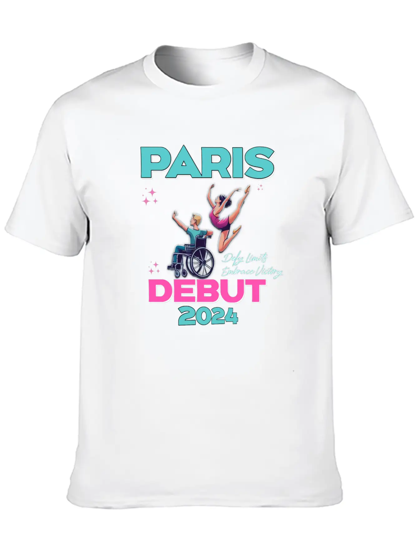 Paris Paralympic 2024 Essential Cotton Tee For Daily Outfits – Unisex Style