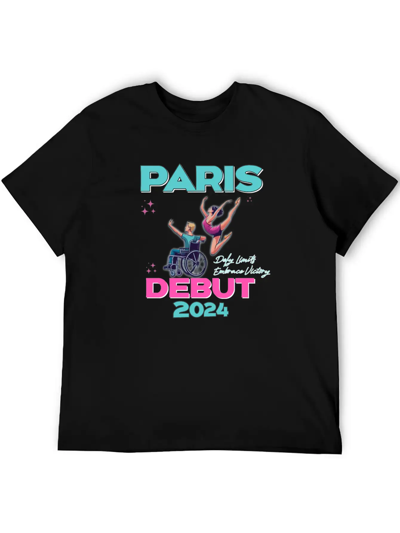 Paris Paralympic 2024 Essential Cotton Tee For Daily Outfits – Unisex Style