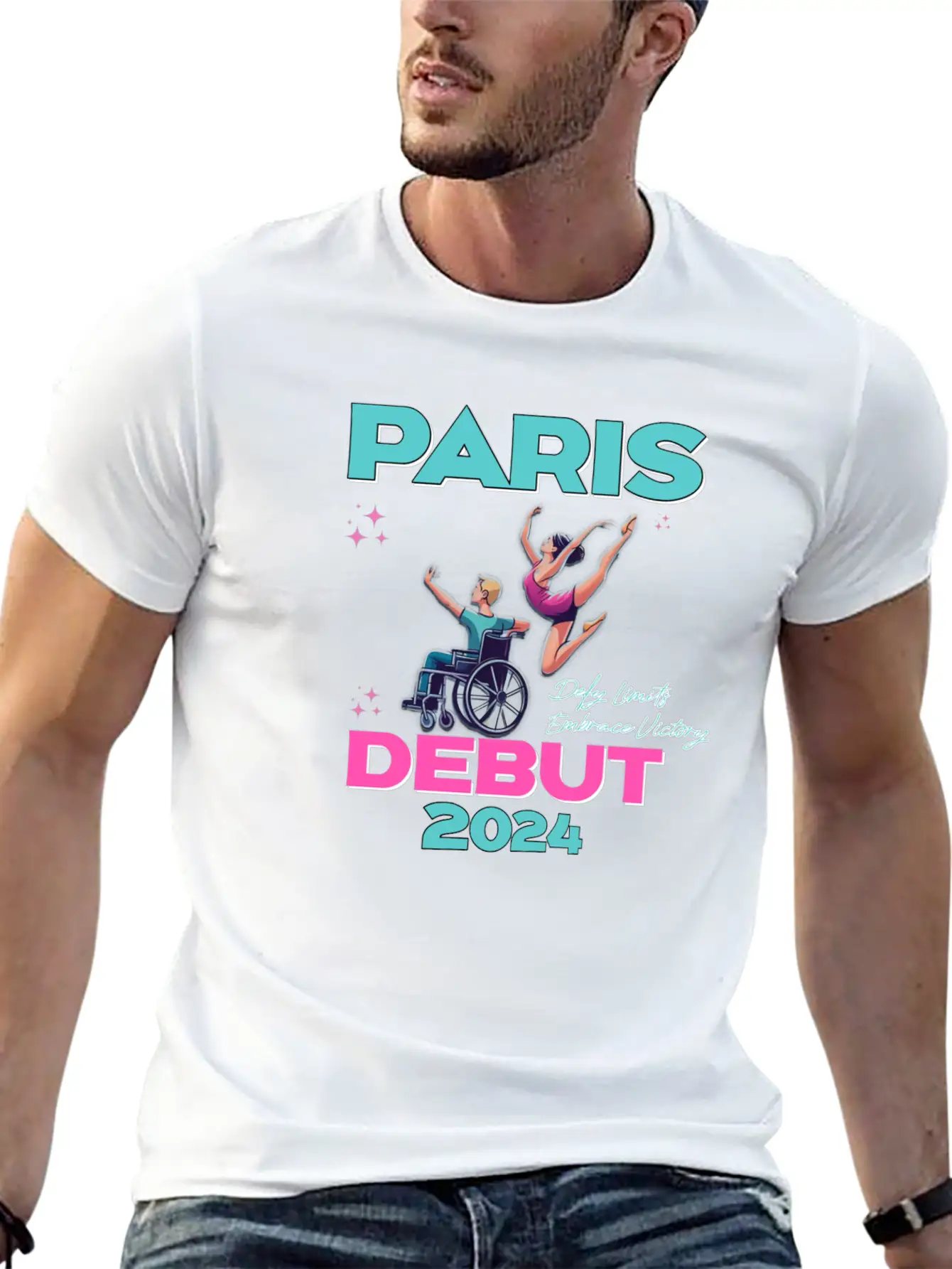 Paris Paralympic 2024 Essential Cotton Tee For Daily Outfits – Unisex Style
