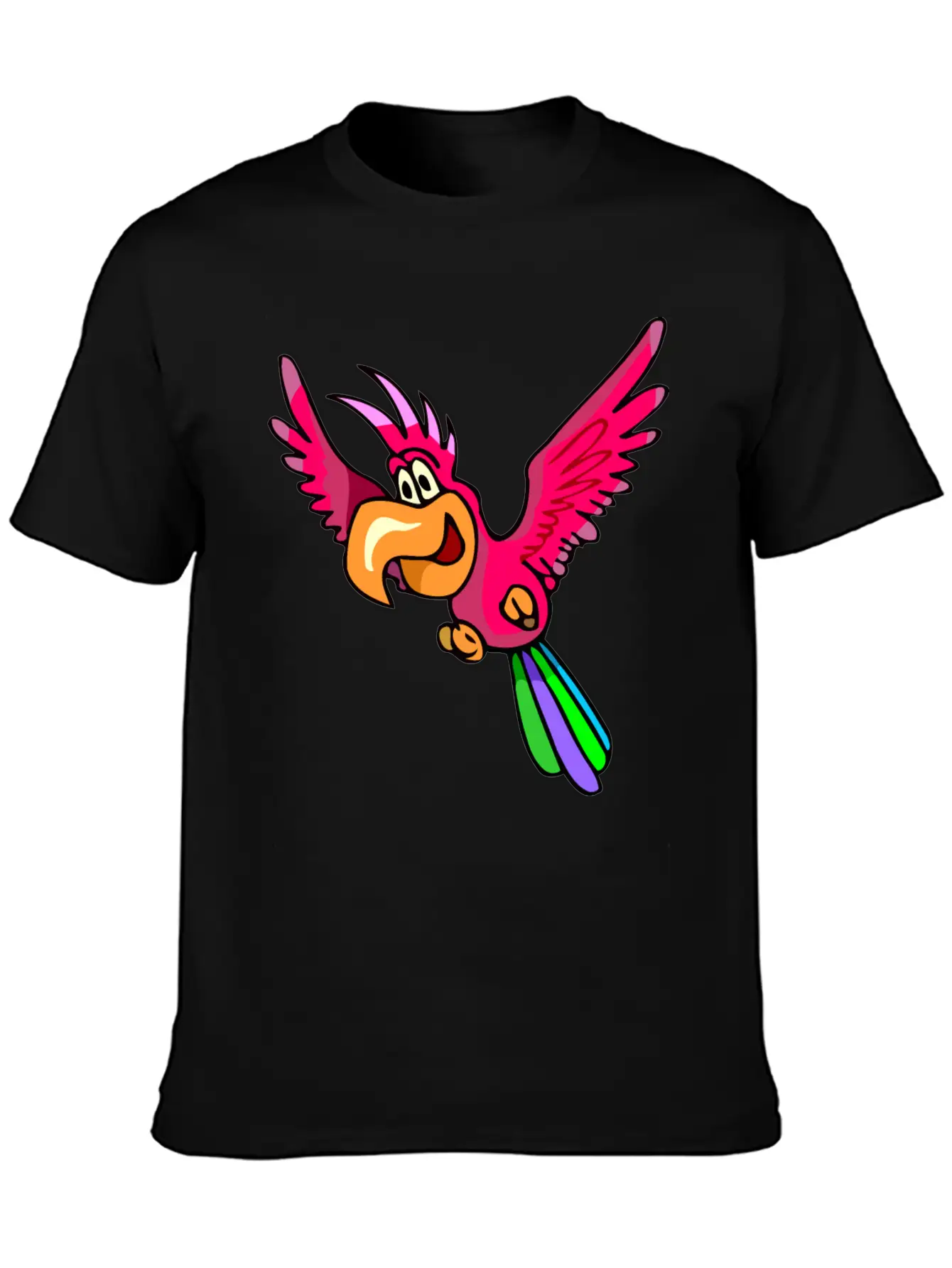 Parrot 4 Stylish Everyday T-Shirt – Unisex Basic Cotton Tee