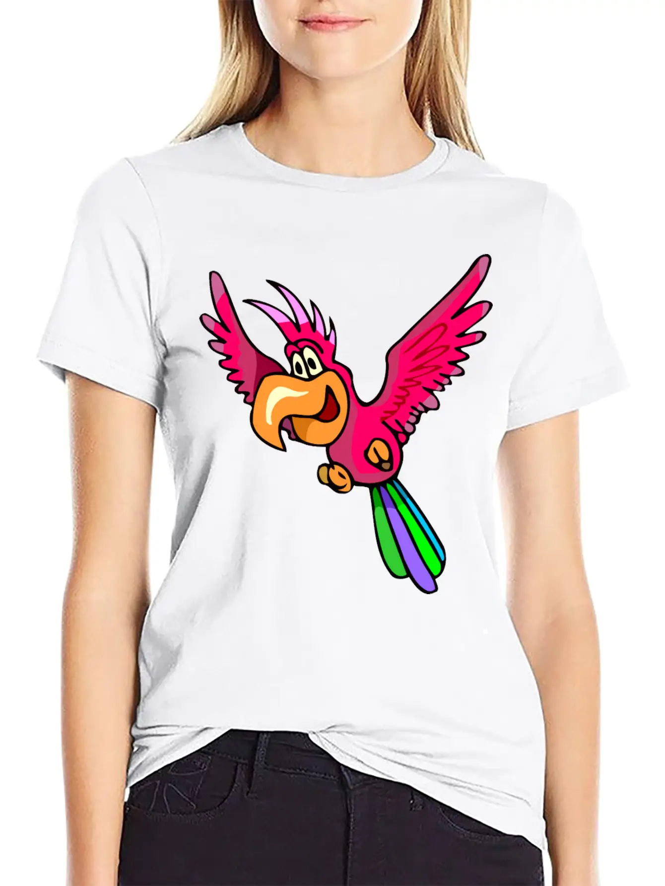 Parrot 4 Stylish Everyday T-Shirt – Unisex Basic Cotton Tee
