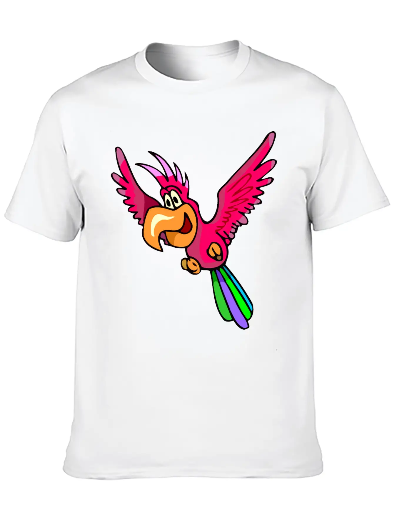 Parrot 4 Stylish Everyday T-Shirt – Unisex Basic Cotton Tee