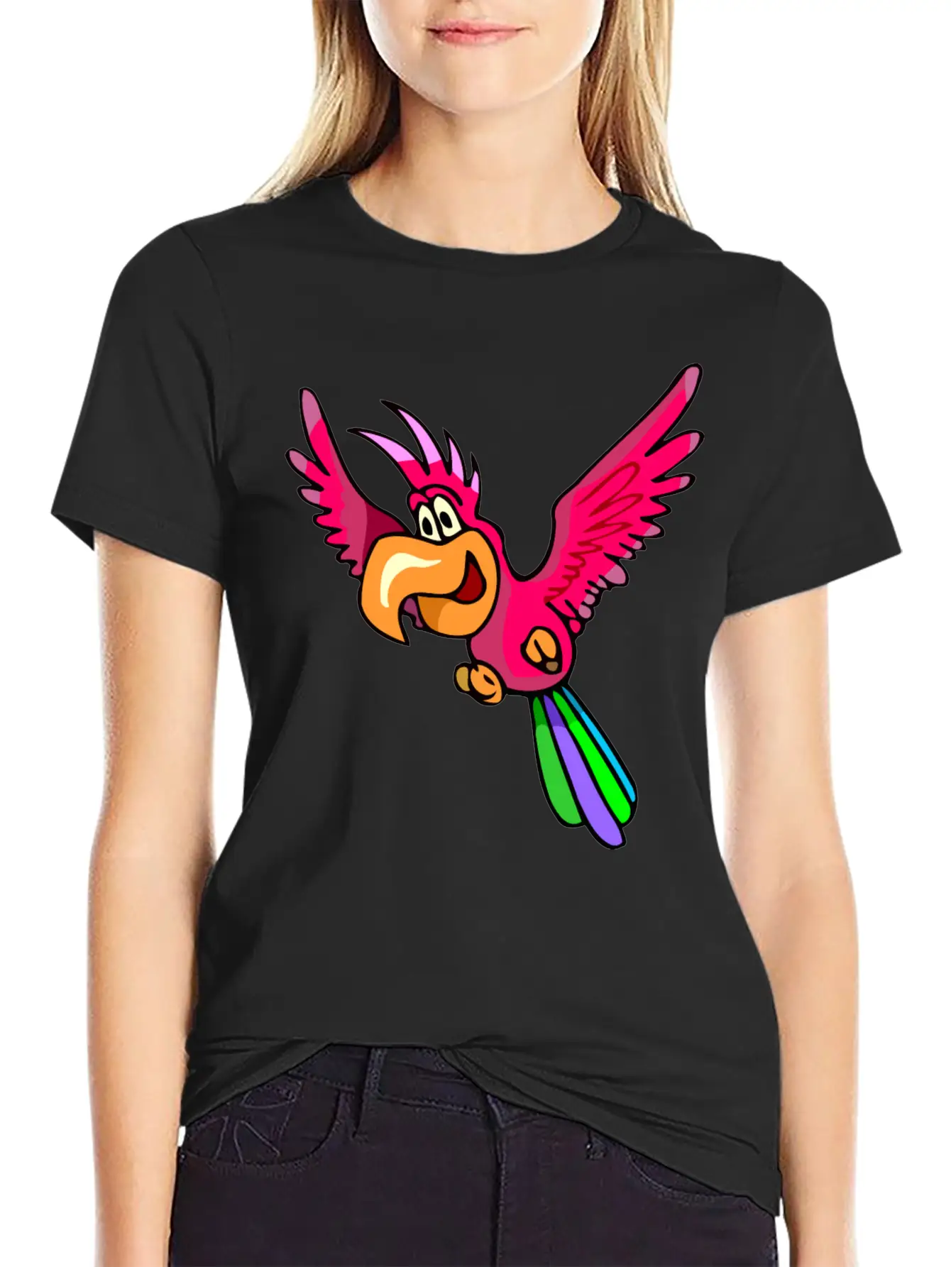 Parrot 4 Stylish Everyday T-Shirt – Unisex Basic Cotton Tee
