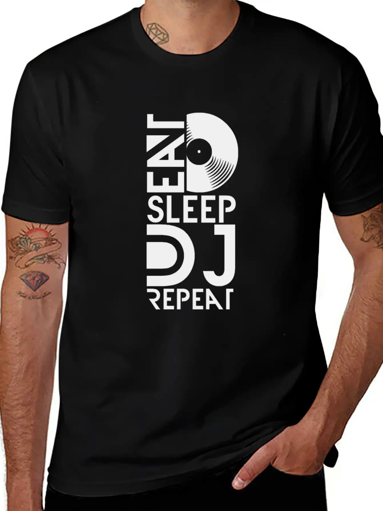 Party DJ I'm A DJ Disc Jockey DJ Discjockey Lightweight Cotton T-Shirt – Daily Comfort Graphic Shirt
