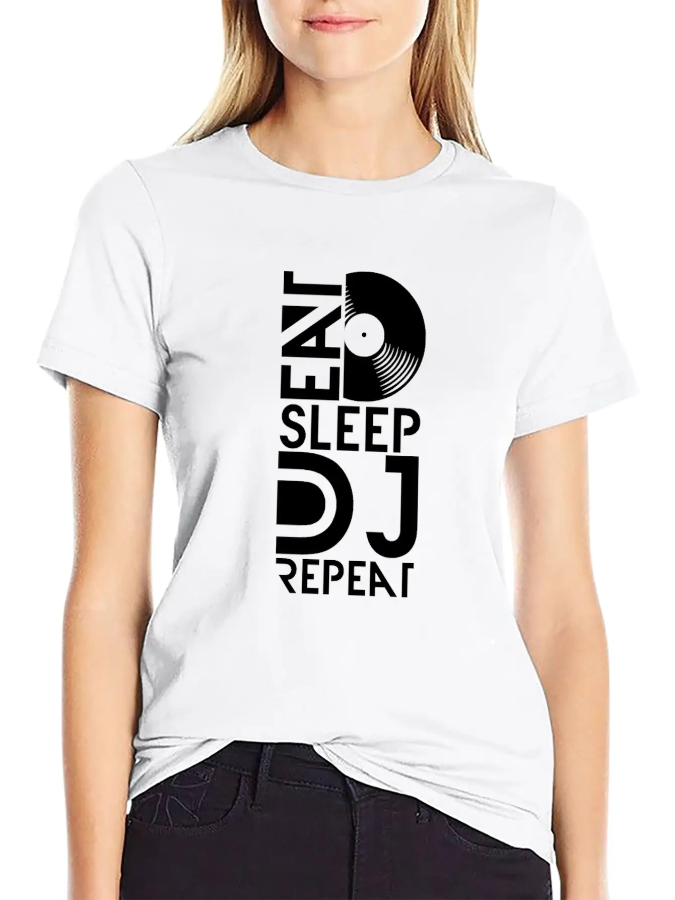 Party DJ I'm A DJ Disc Jockey DJ Discjockey Lightweight Cotton T-Shirt – Daily Comfort Graphic Shirt