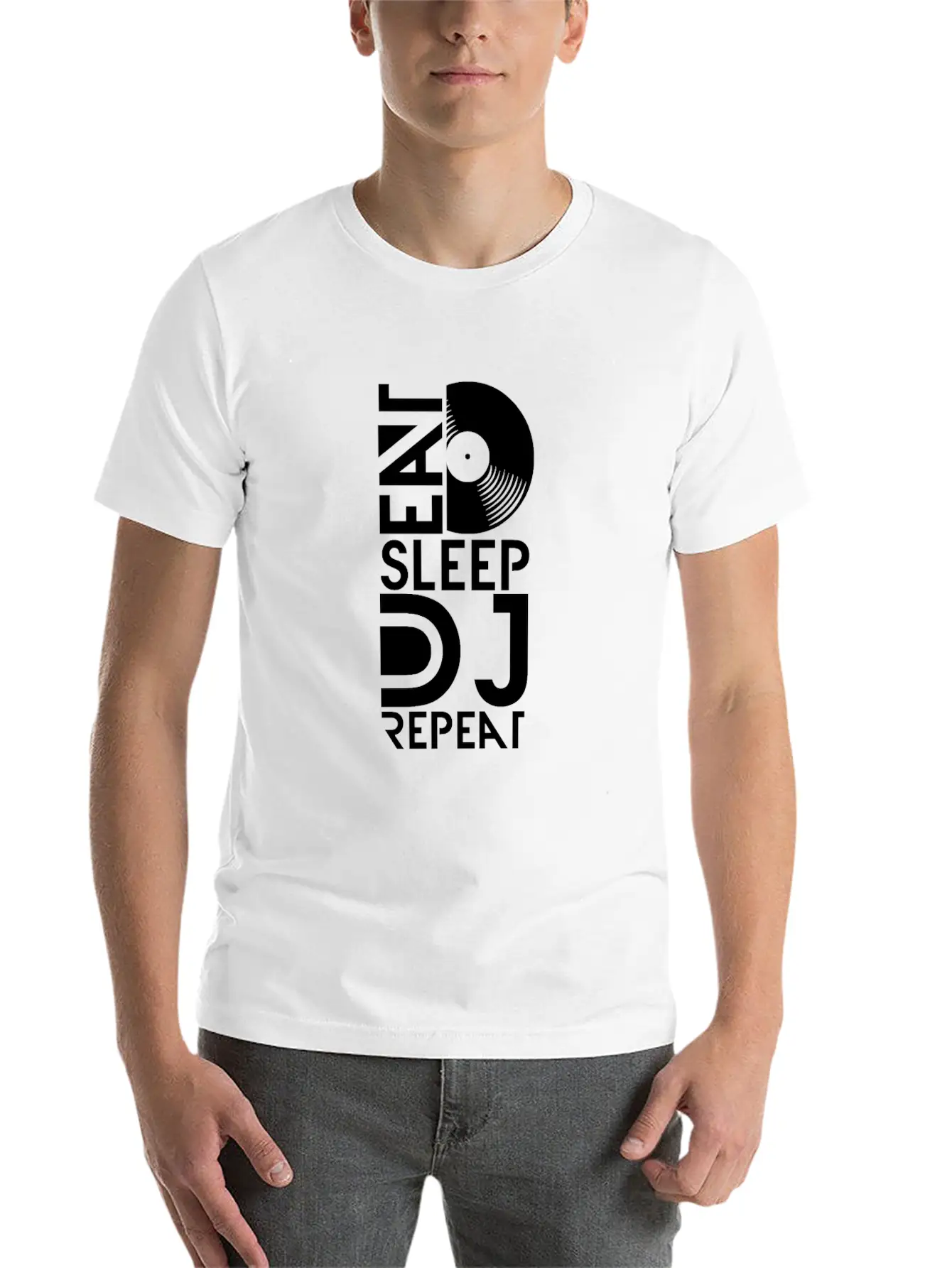 Party DJ I'm A DJ Disc Jockey DJ Discjockey Lightweight Cotton T-Shirt – Daily Comfort Graphic Shirt